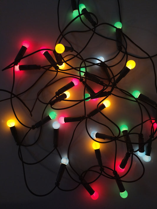 Guirlande lumineuse de Noël vintage