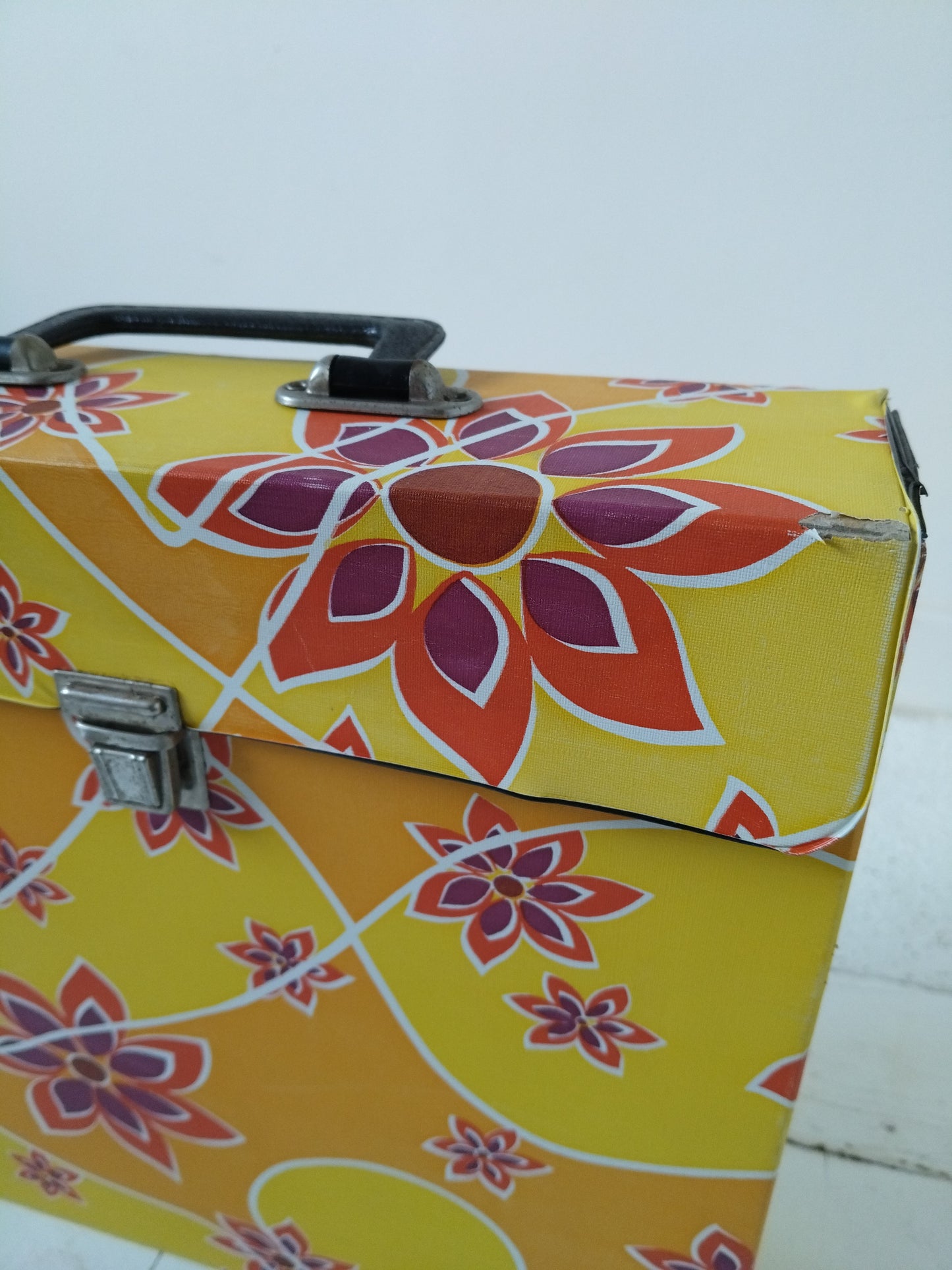 Valisette à vinyles 33T vintage