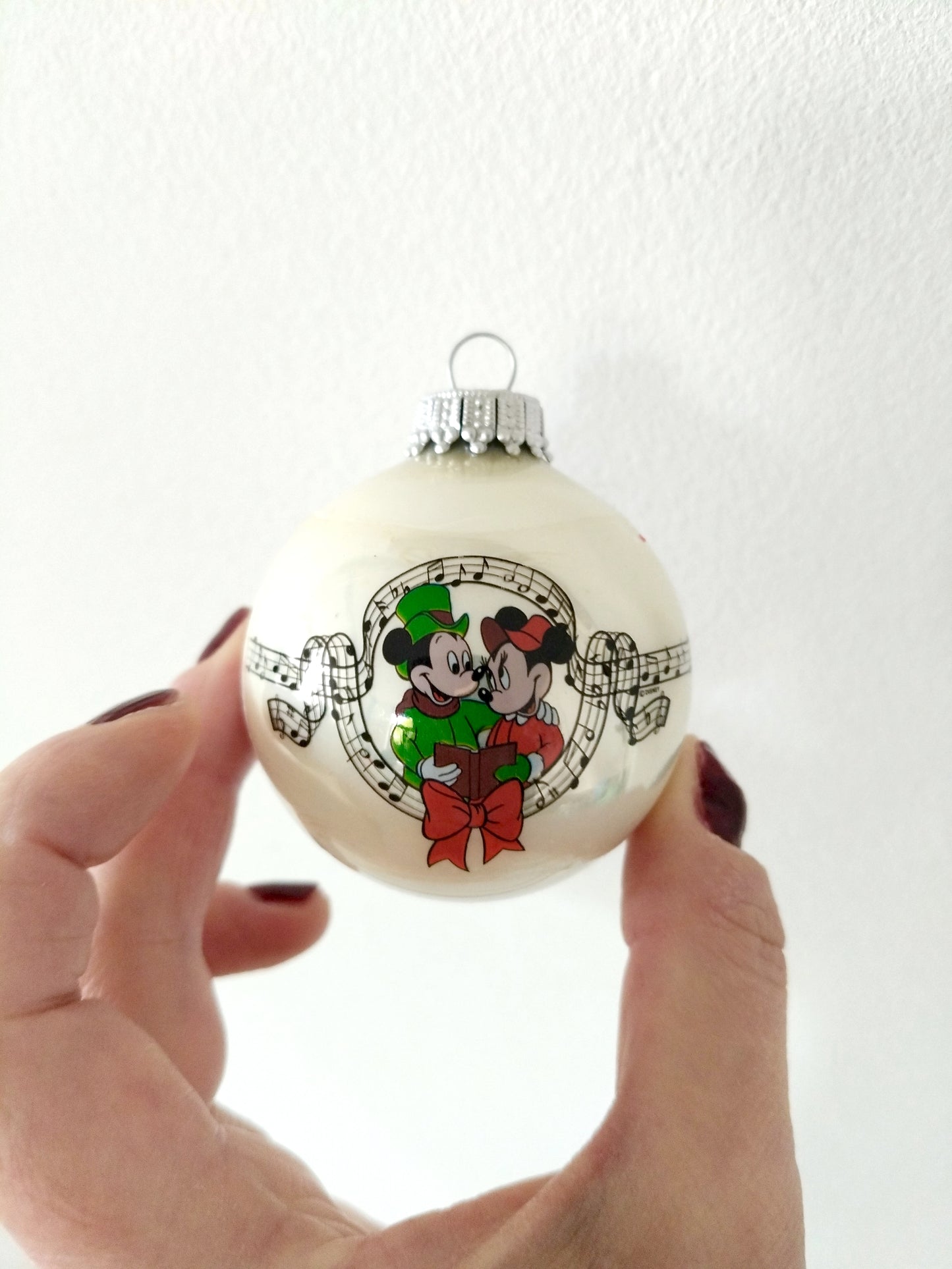 4 boules de Noël en verre Walt Disney's Germany