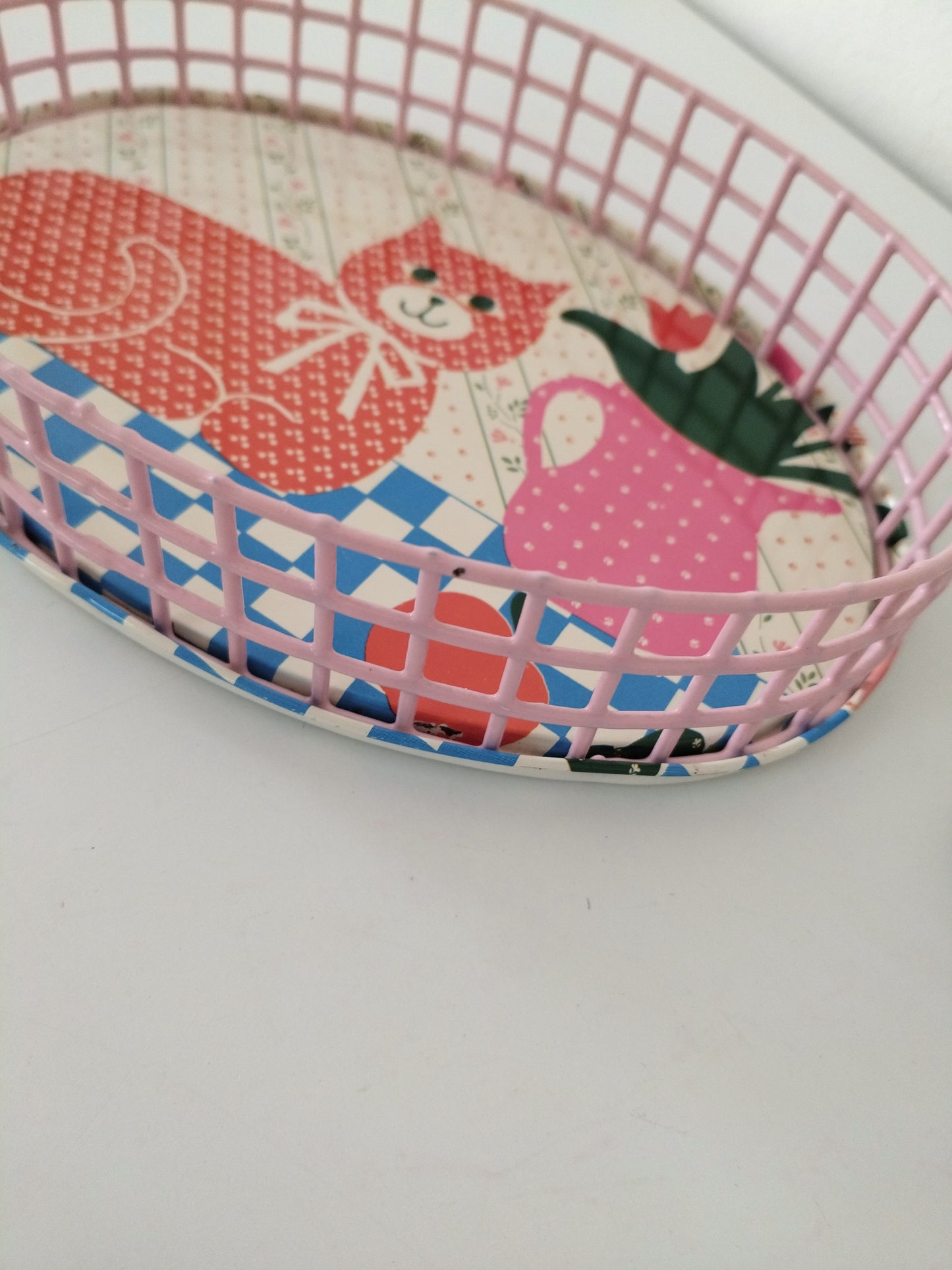 Petite corbeille métallique 😻