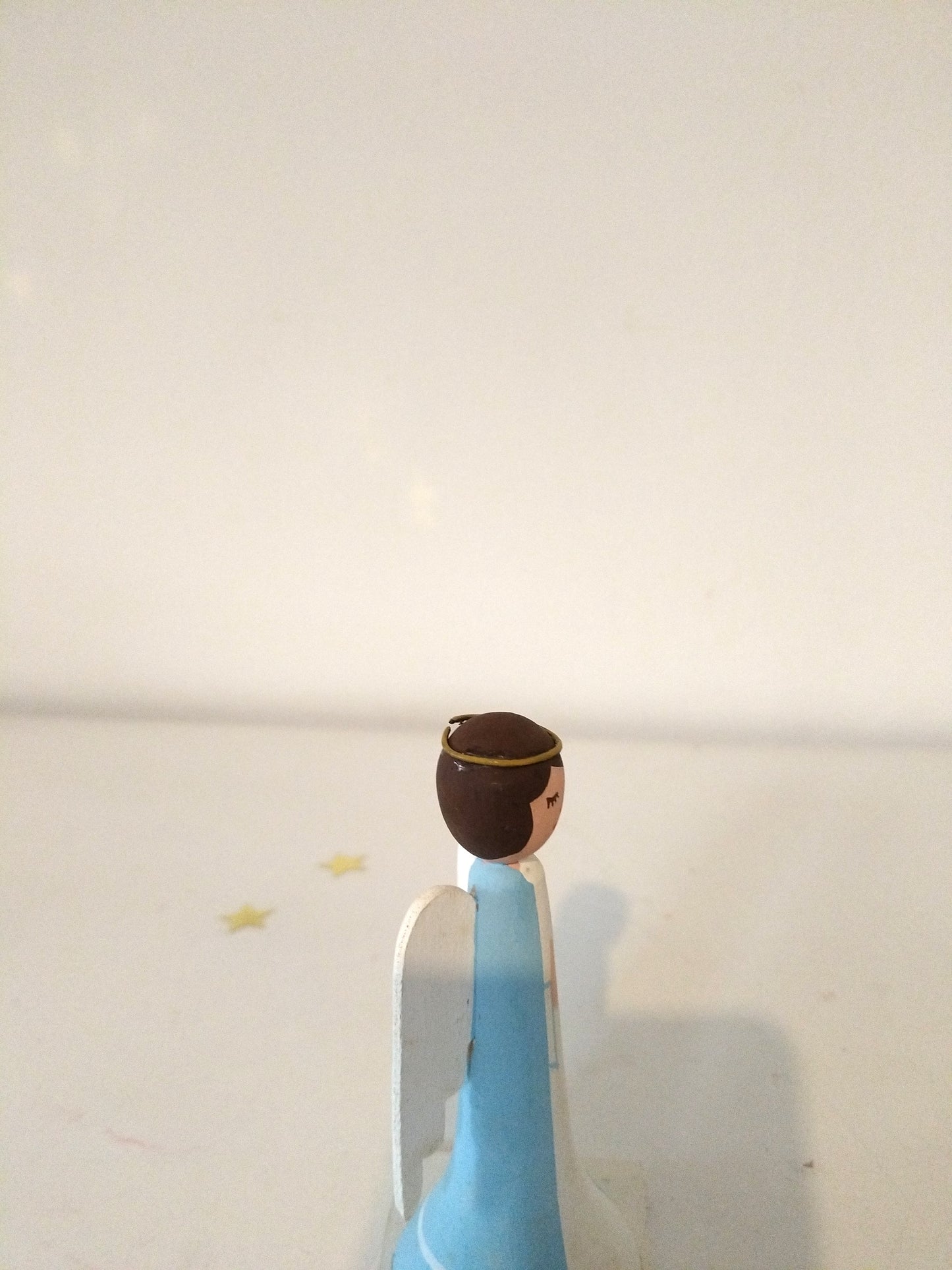 Bougeoir ange en bois Bo-Svensk Hemslöjd Suède Sweden à l'unité