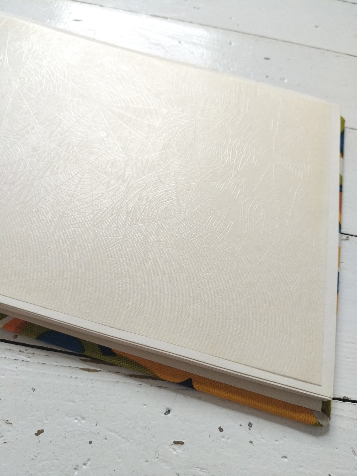 Album photo vintage en tissu