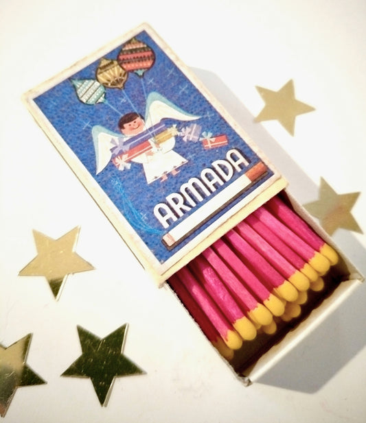 Boîte d'allumettes publicitaire cigarettes Armada