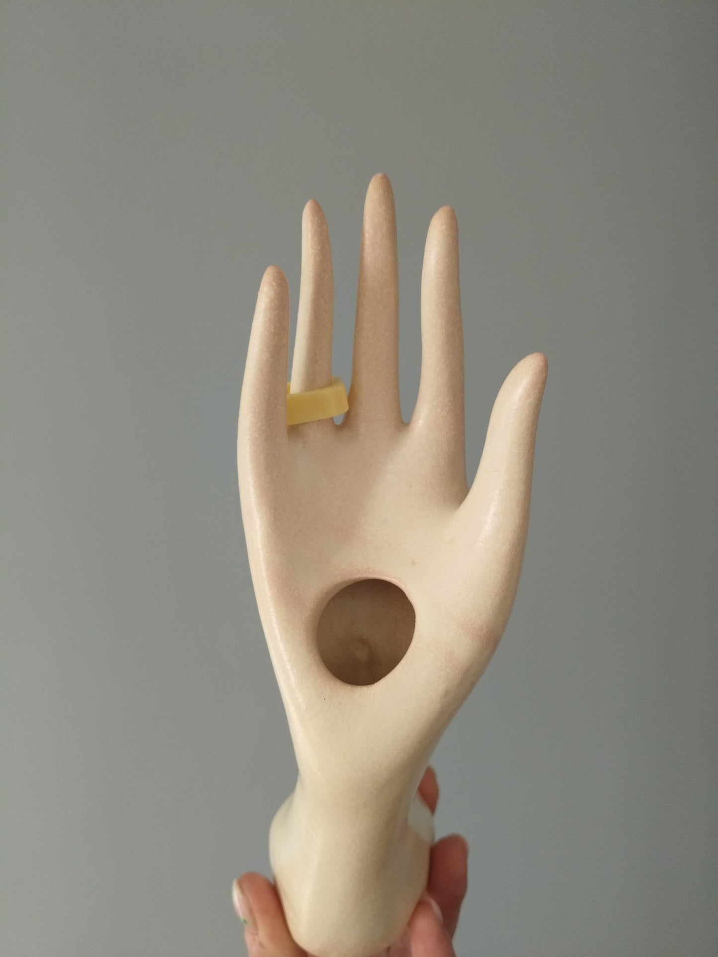 Soliflore/ baguier main en céramique