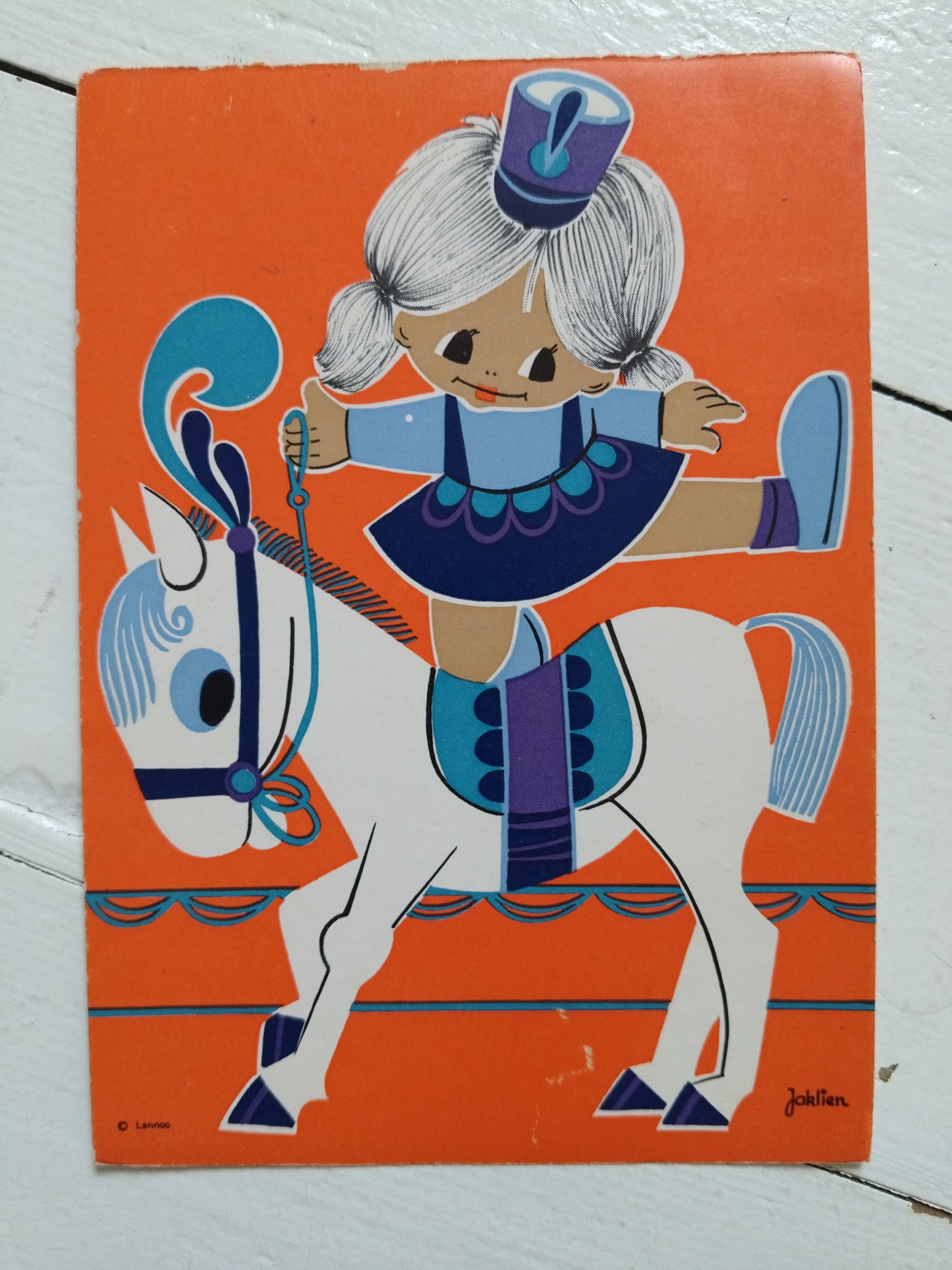 Ancienne carte postale illustration Jaklien Moerman au choix