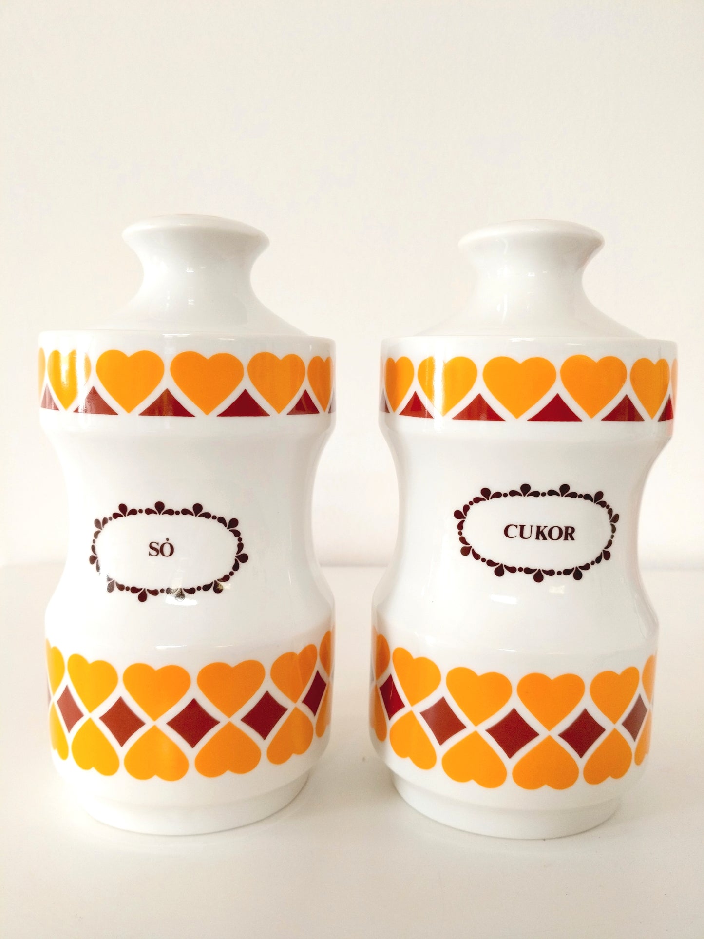 Bocal/pot en porcelaine FIM Alfoldi Hongrie au choix - cetaitmieuxavant