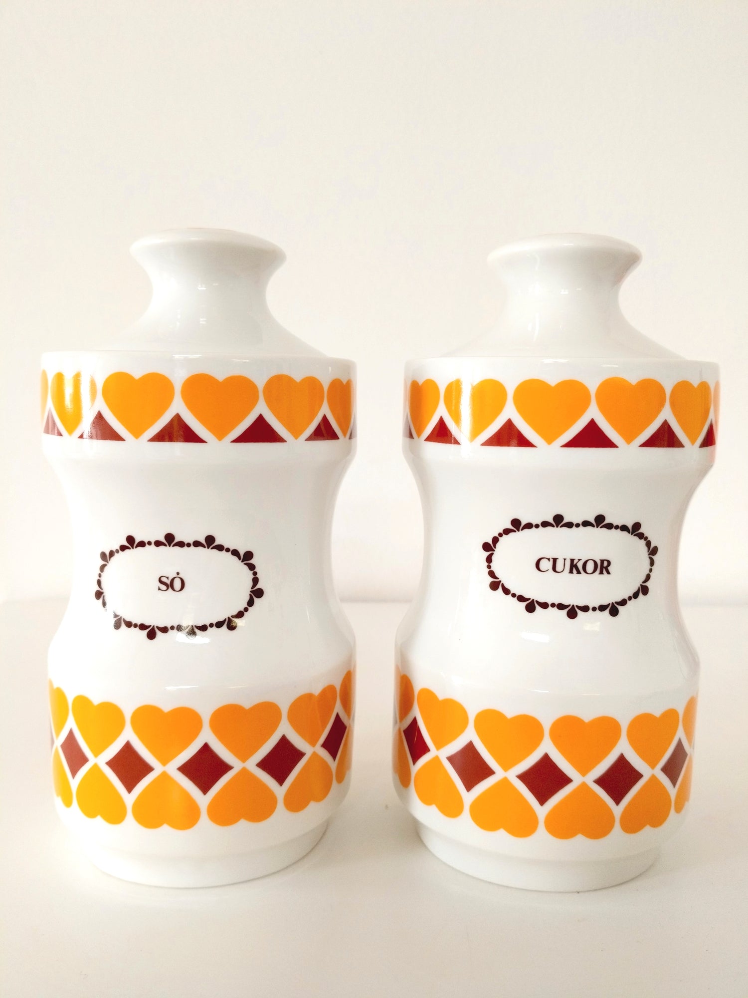 Bocal/pot en porcelaine FIM Alfoldi Hongrie au choix - cetaitmieuxavant