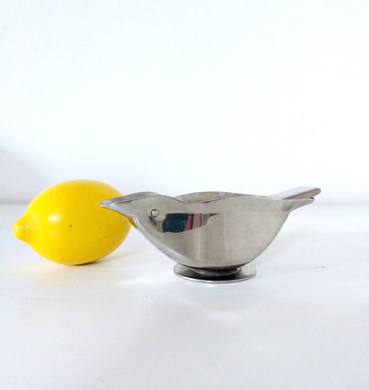 Presse-citron oiseau en inox 🐦