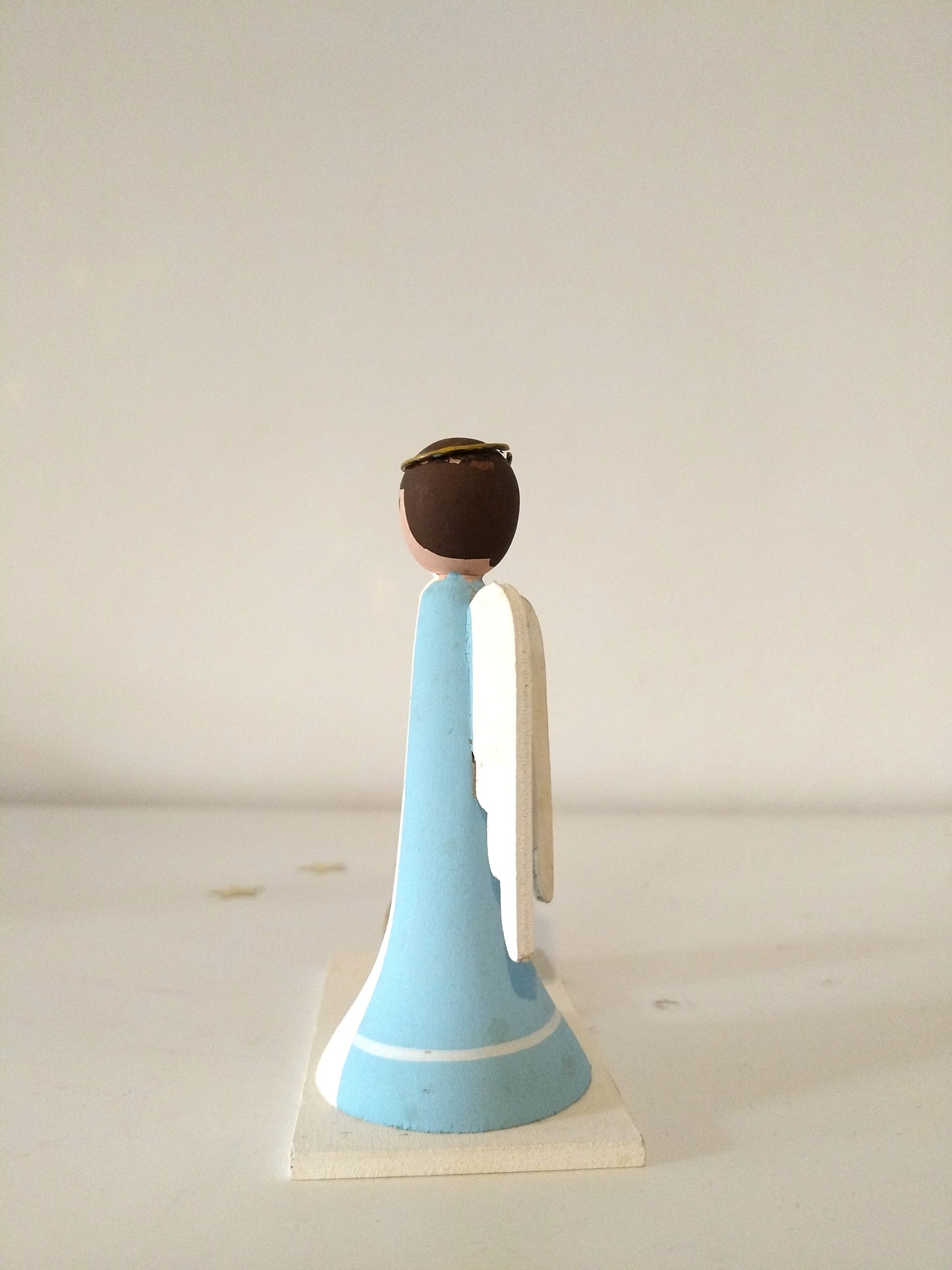 Bougeoir ange en bois Bo-Svensk Hemslöjd Suède Sweden à l'unité