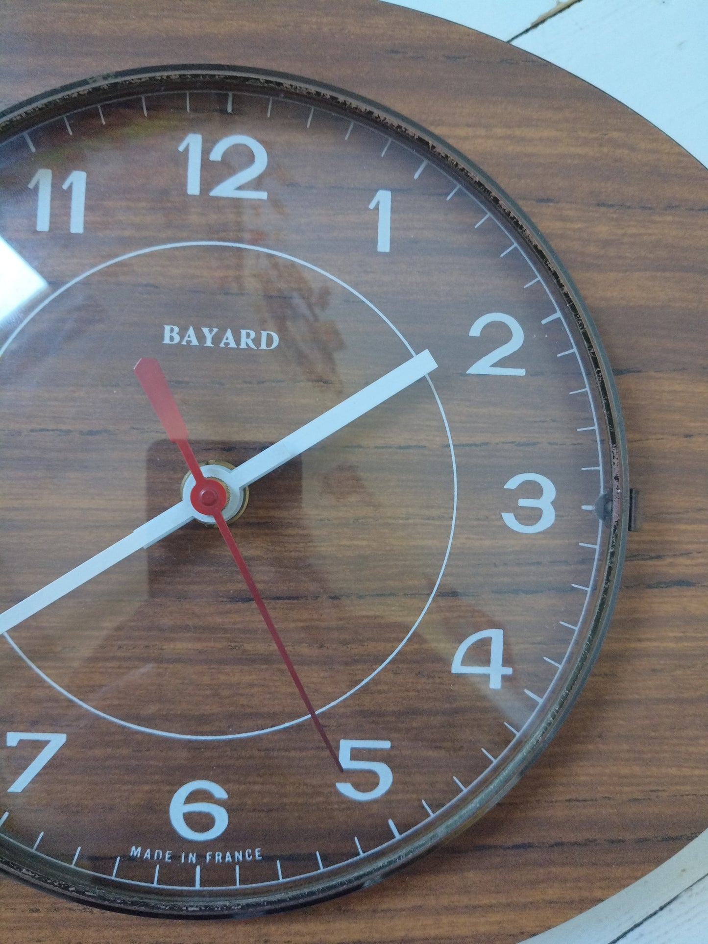 Horloge en formica Bayard France - cetaitmieuxavant