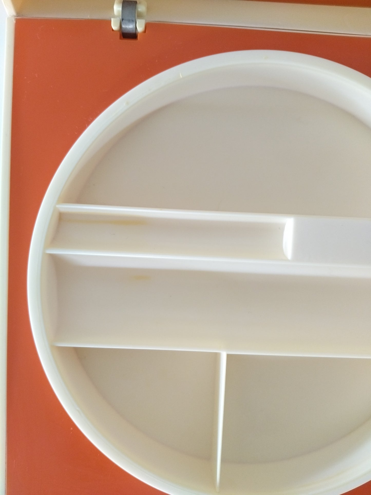 Petite coiffeuse/ miroir/ boîte à maquillage en plastique 70's ! Priorité à Amandine !