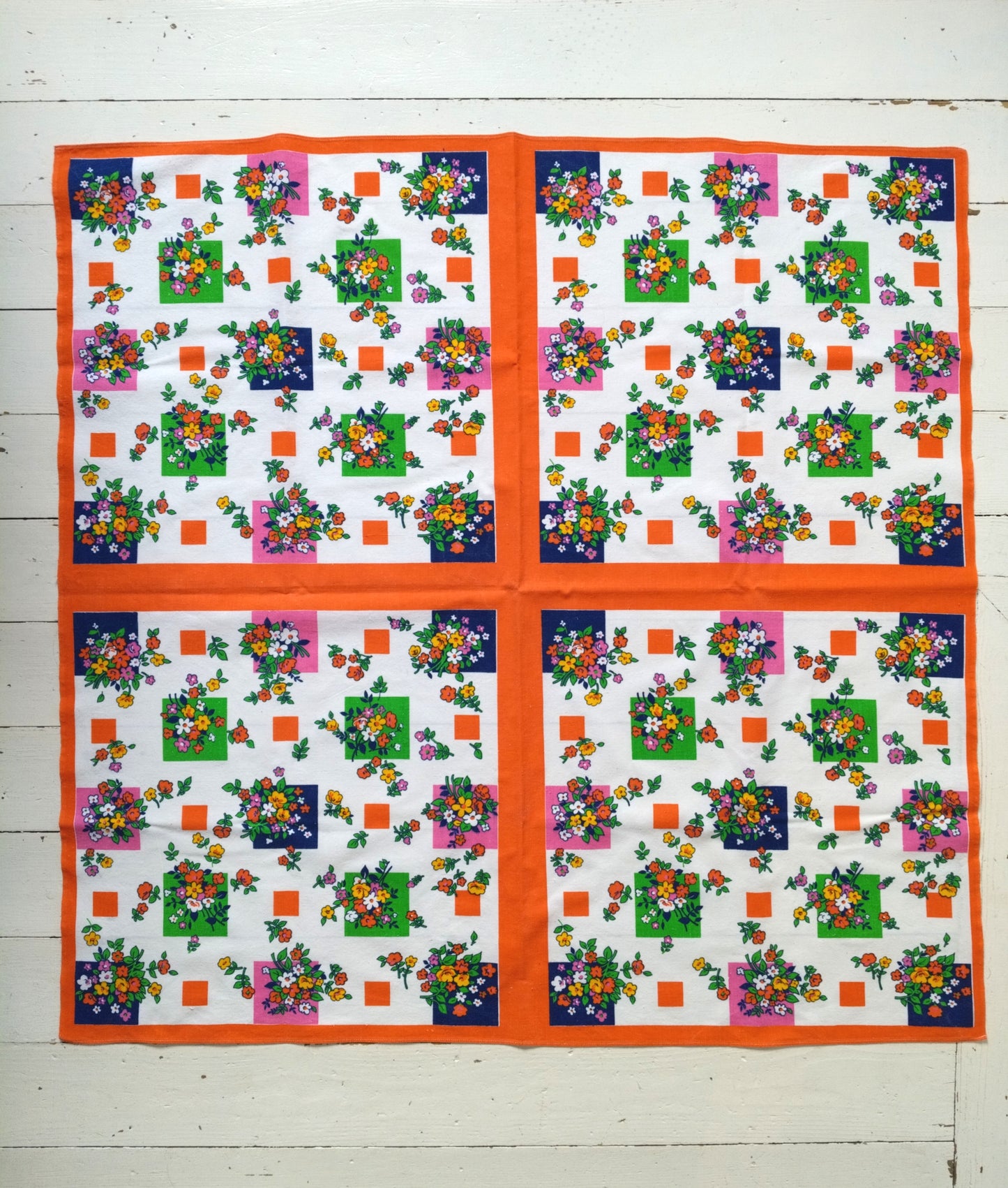 Petite nappe carrée en coton - cetaitmieuxavant
