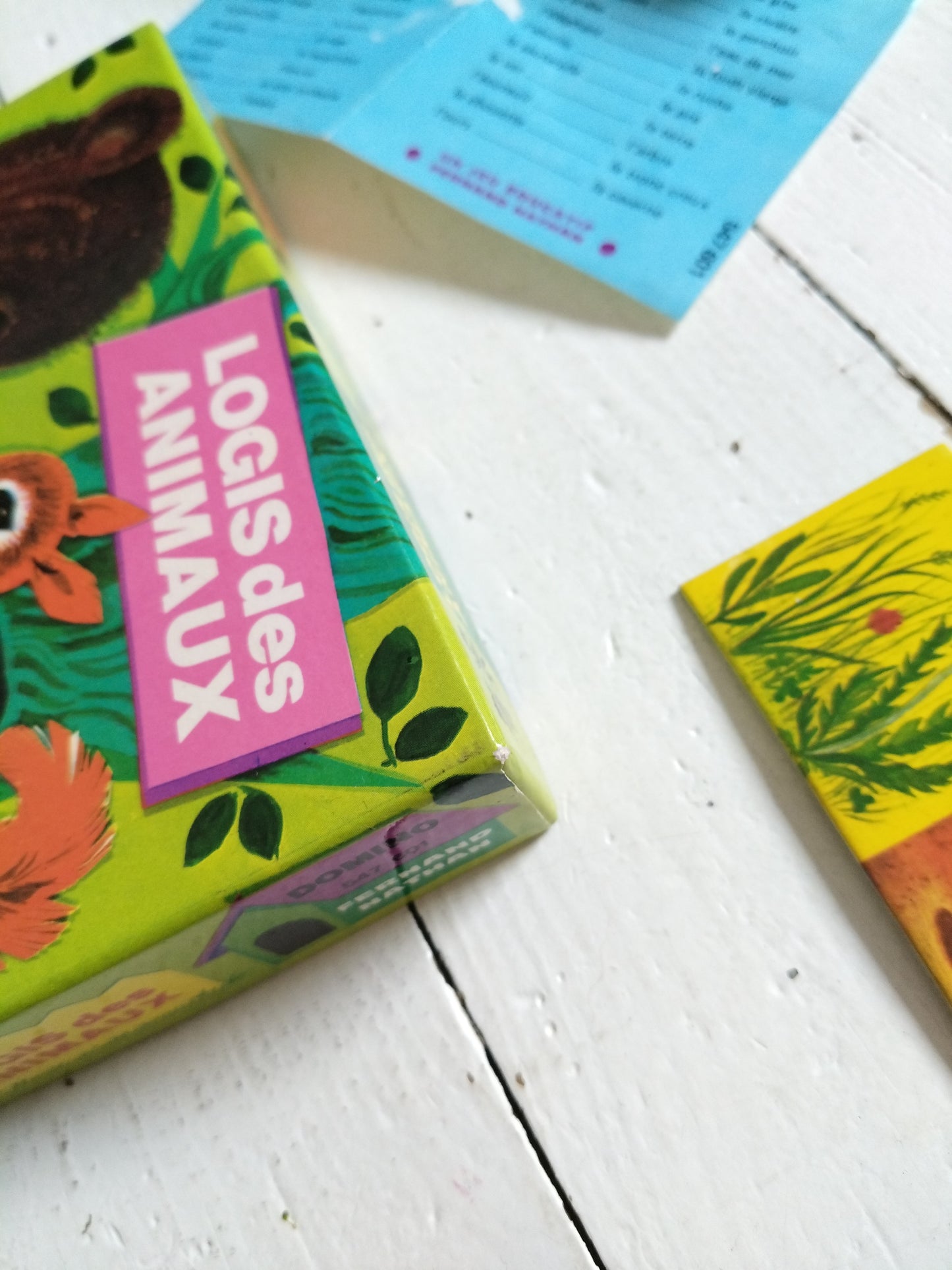 Jeu éducatif dominos logis des animaux par Fernand Nathan 1972 - cetaitmieuxavant