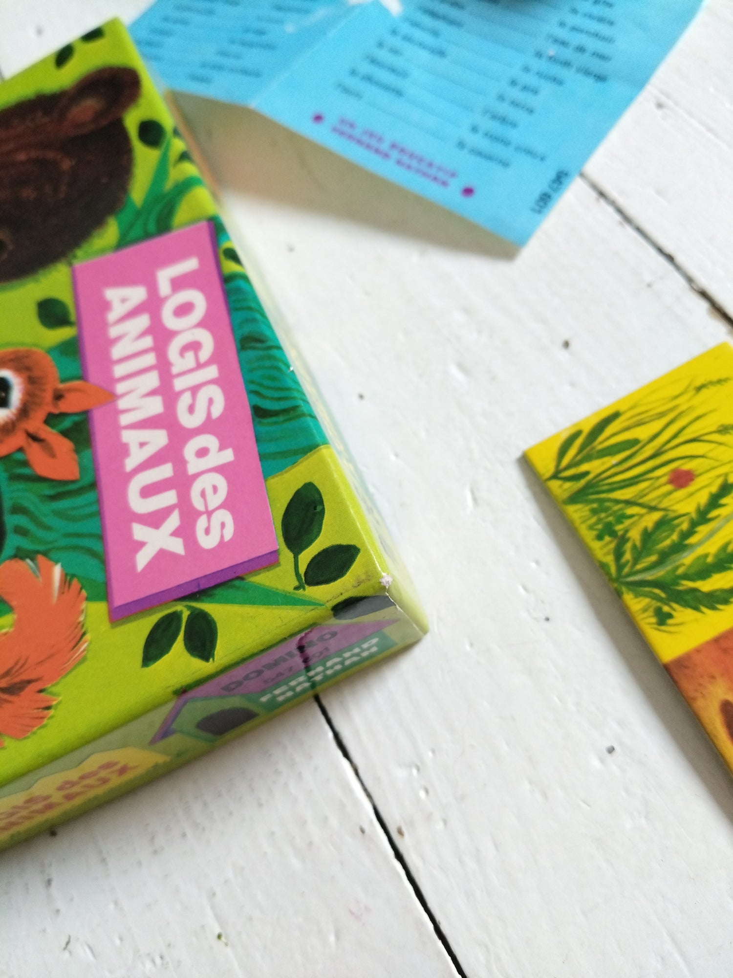 Jeu éducatif dominos logis des animaux par Fernand Nathan 1972 - cetaitmieuxavant
