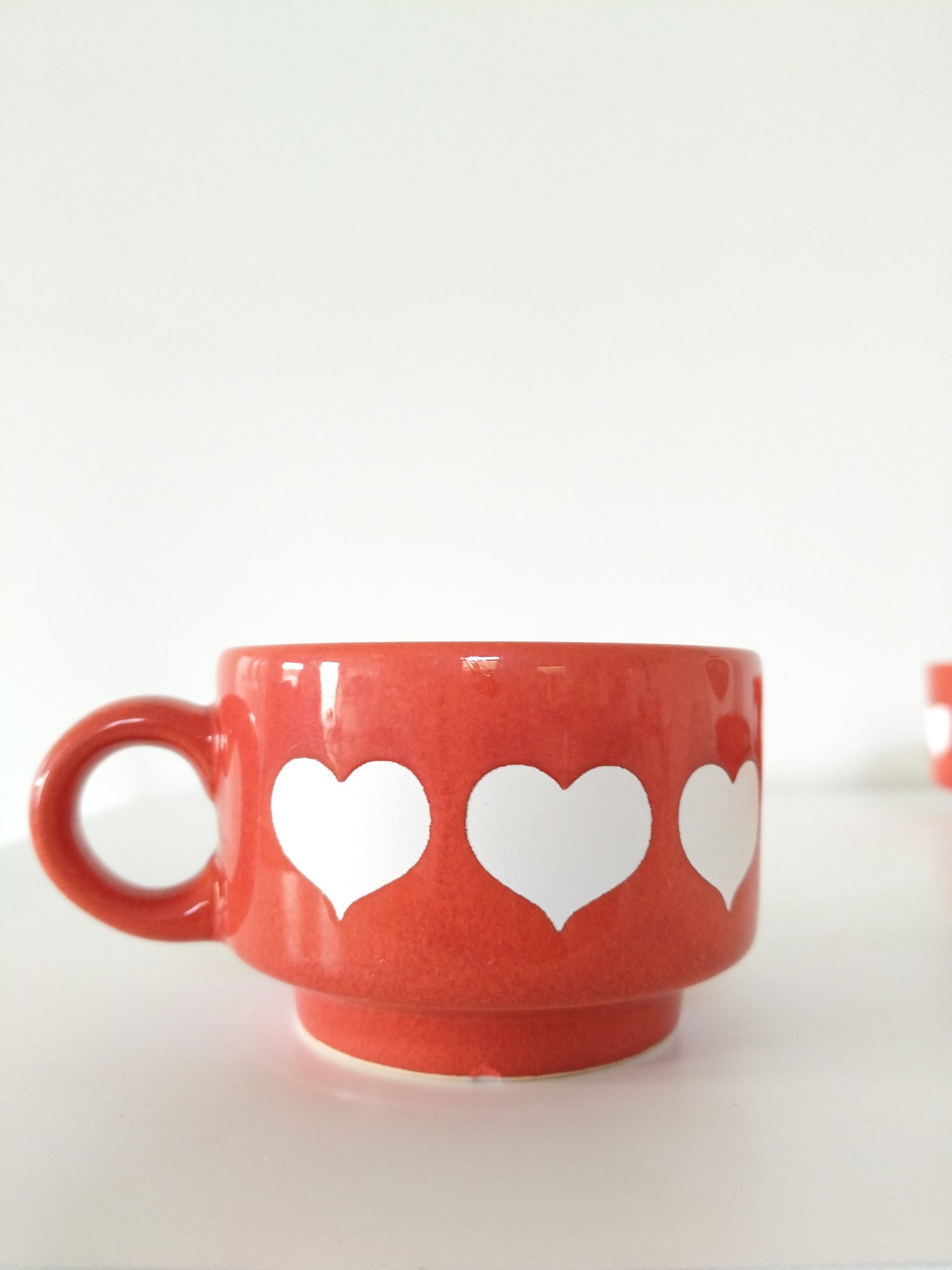 Tasse + soucoupe Waechtersbach décor ❤️ (à l'unité) - cetaitmieuxavant