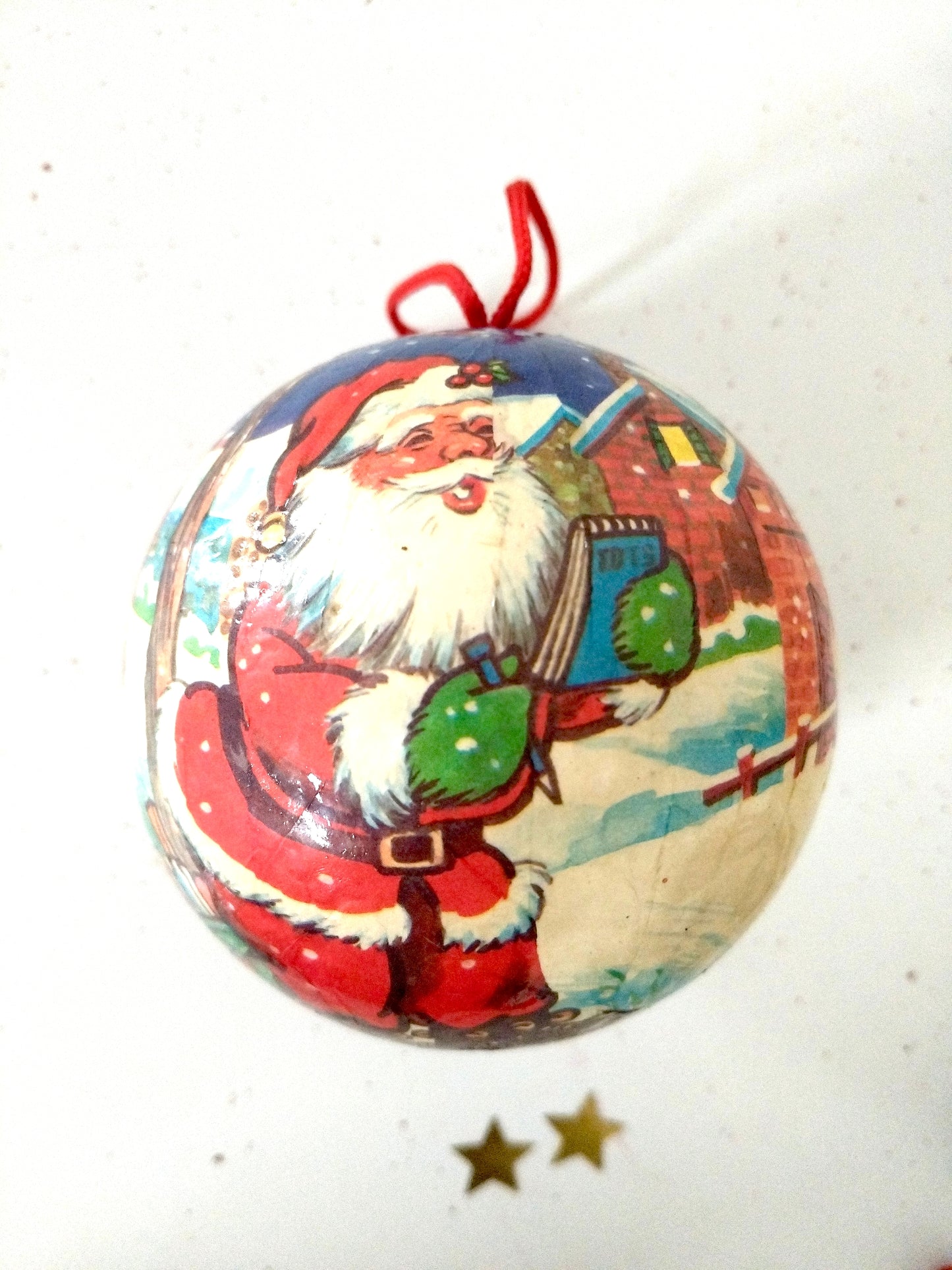 Grosse boule de Noël père Noël