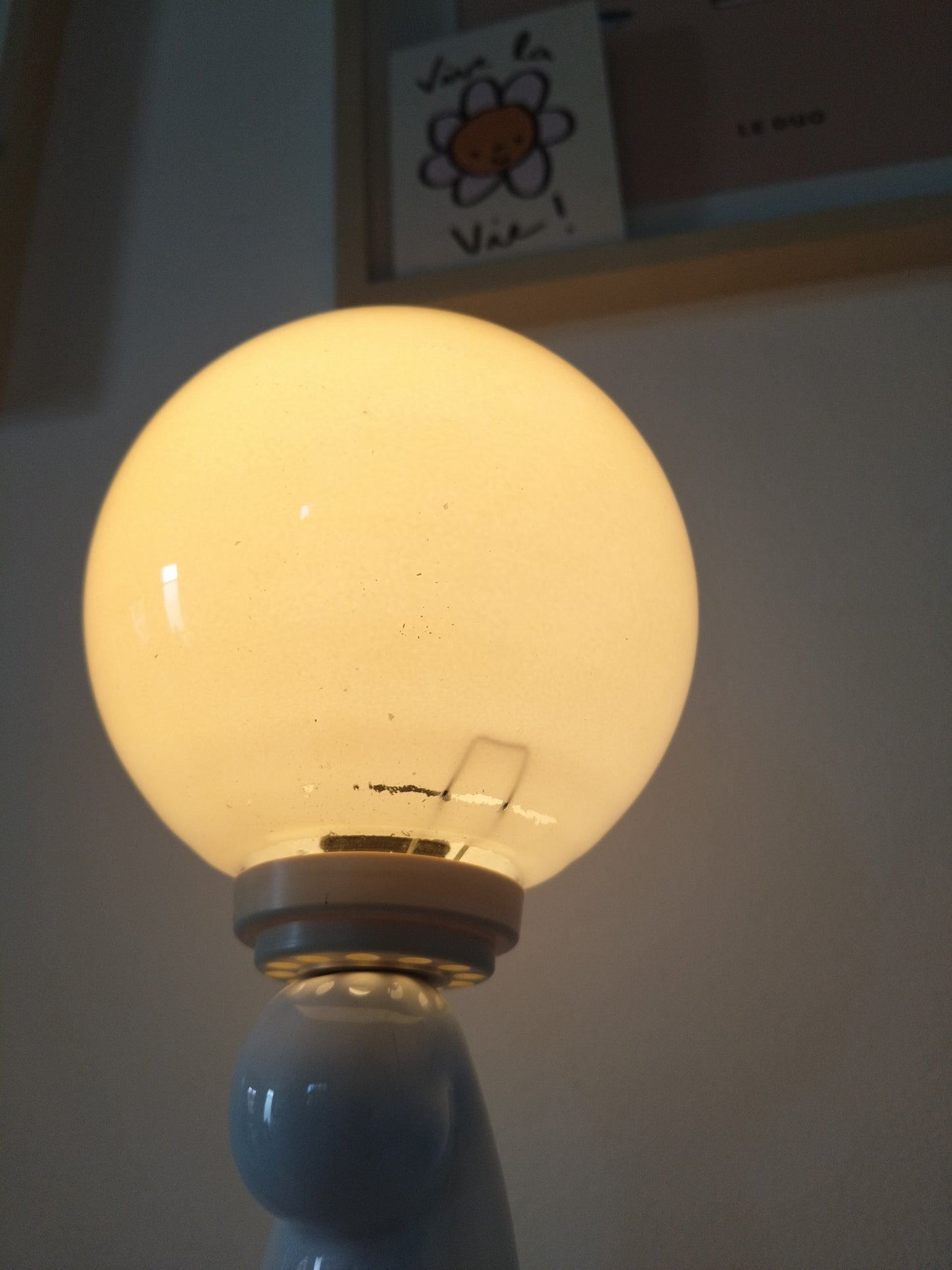 Grande lampe éléphant vintage  en céramique