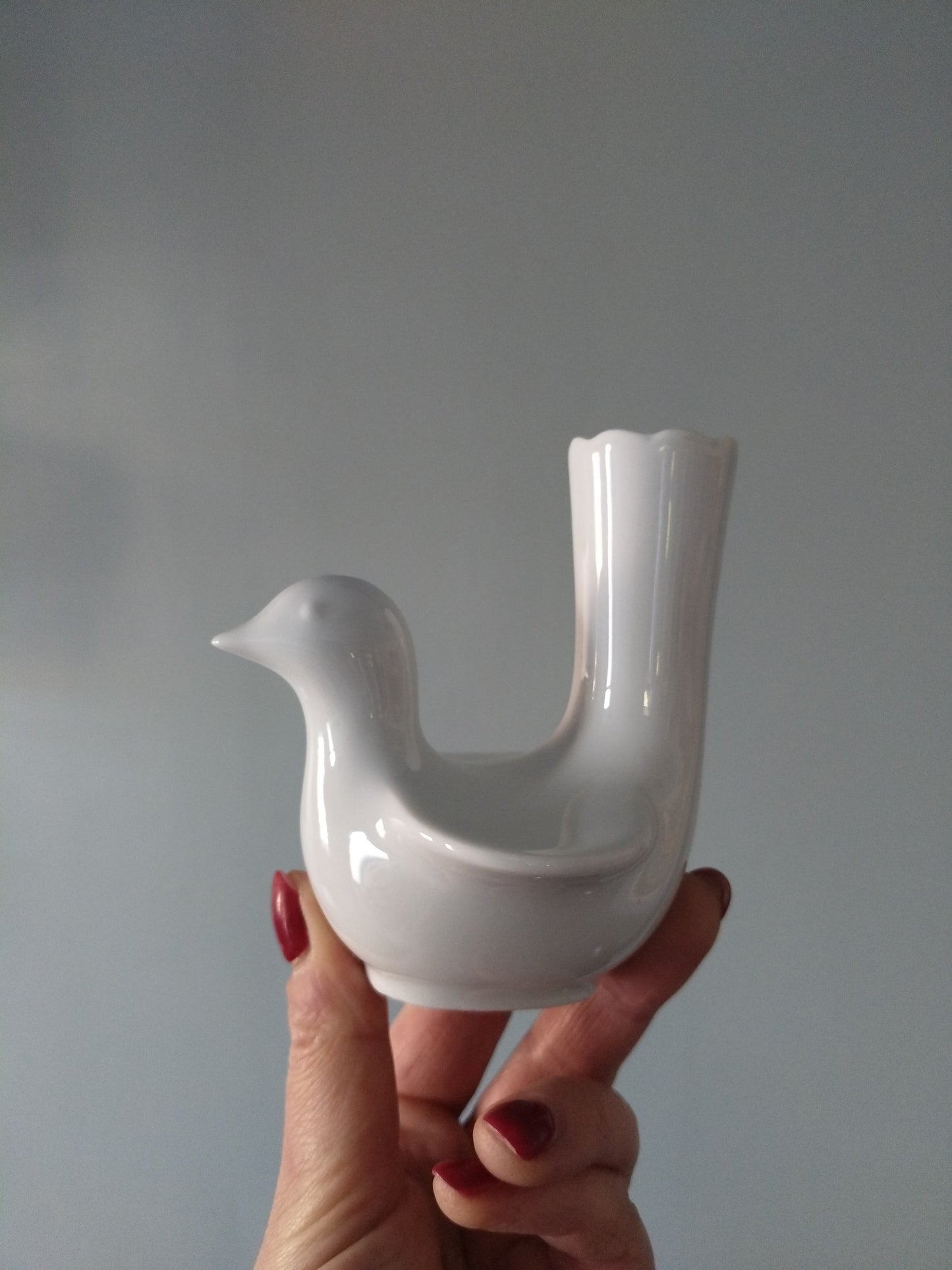 Soliflore/ petit vase colombe en porcelaine Bareuther Bavaria - cetaitmieuxavant