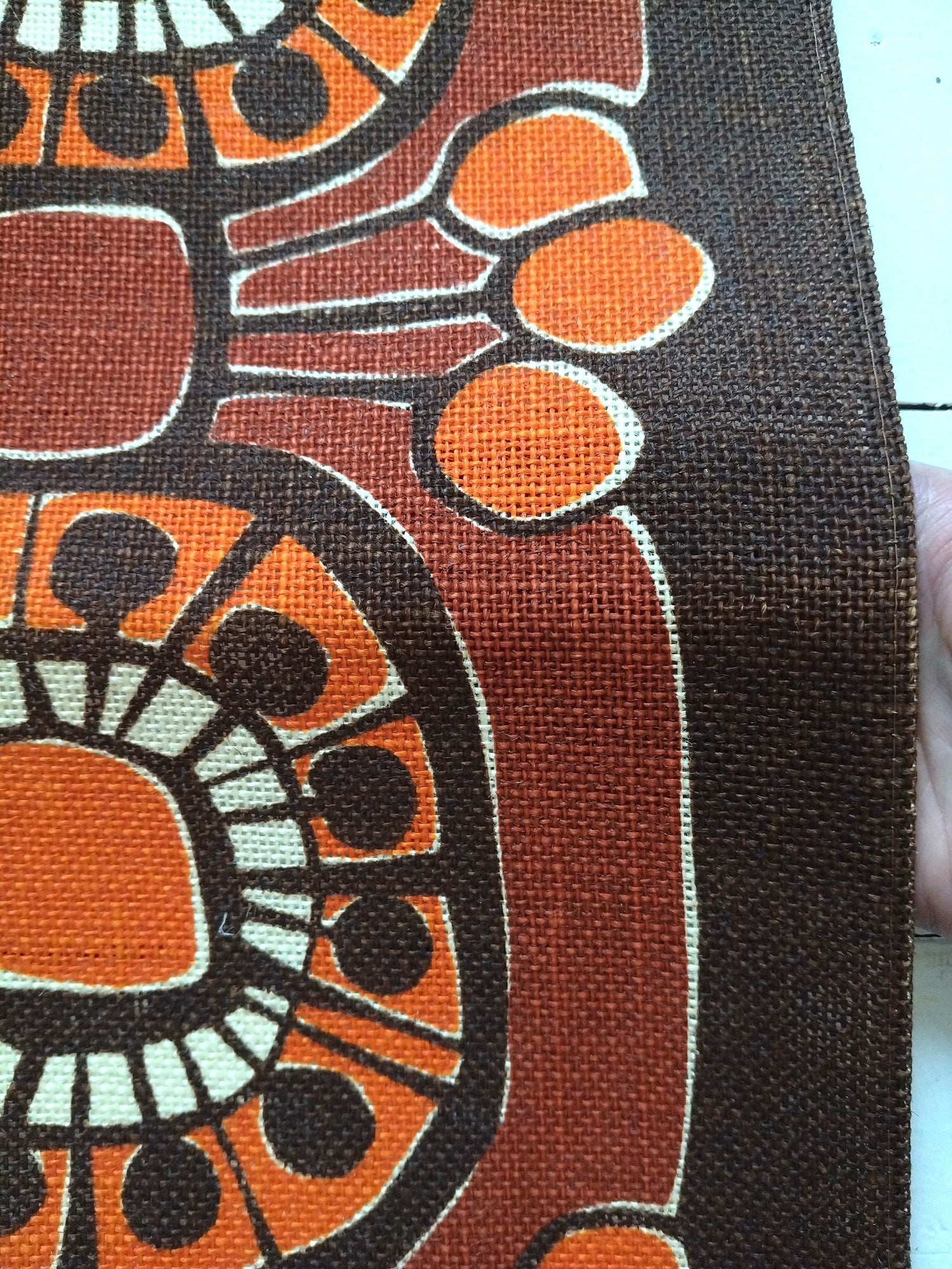 Chemin de table en jute - cetaitmieuxavant