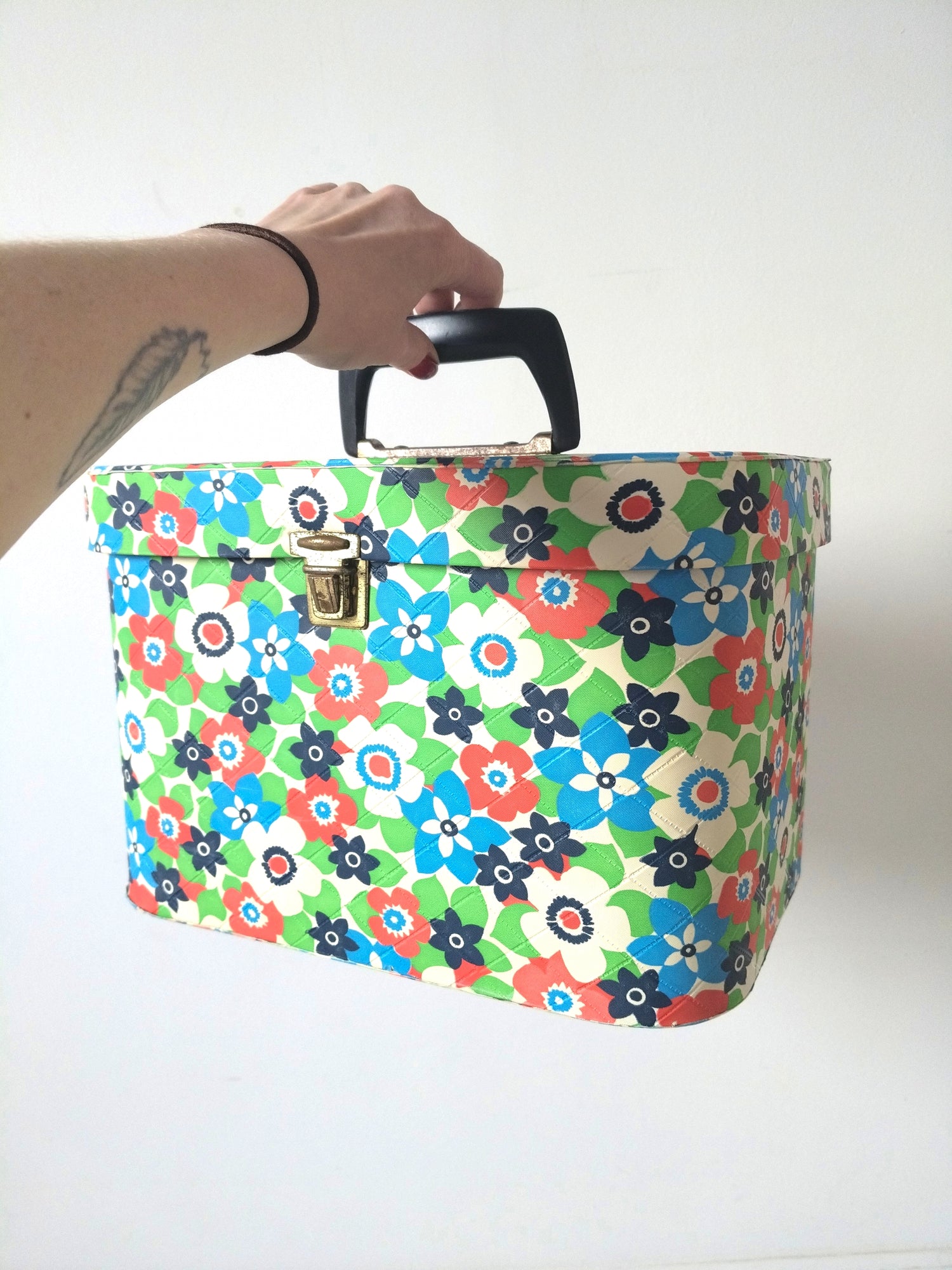 Grand beauty/ vanity-case flower power - cetaitmieuxavant
