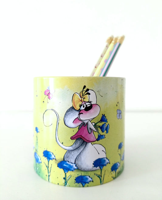 Pot à crayons métallique Diddl 90's