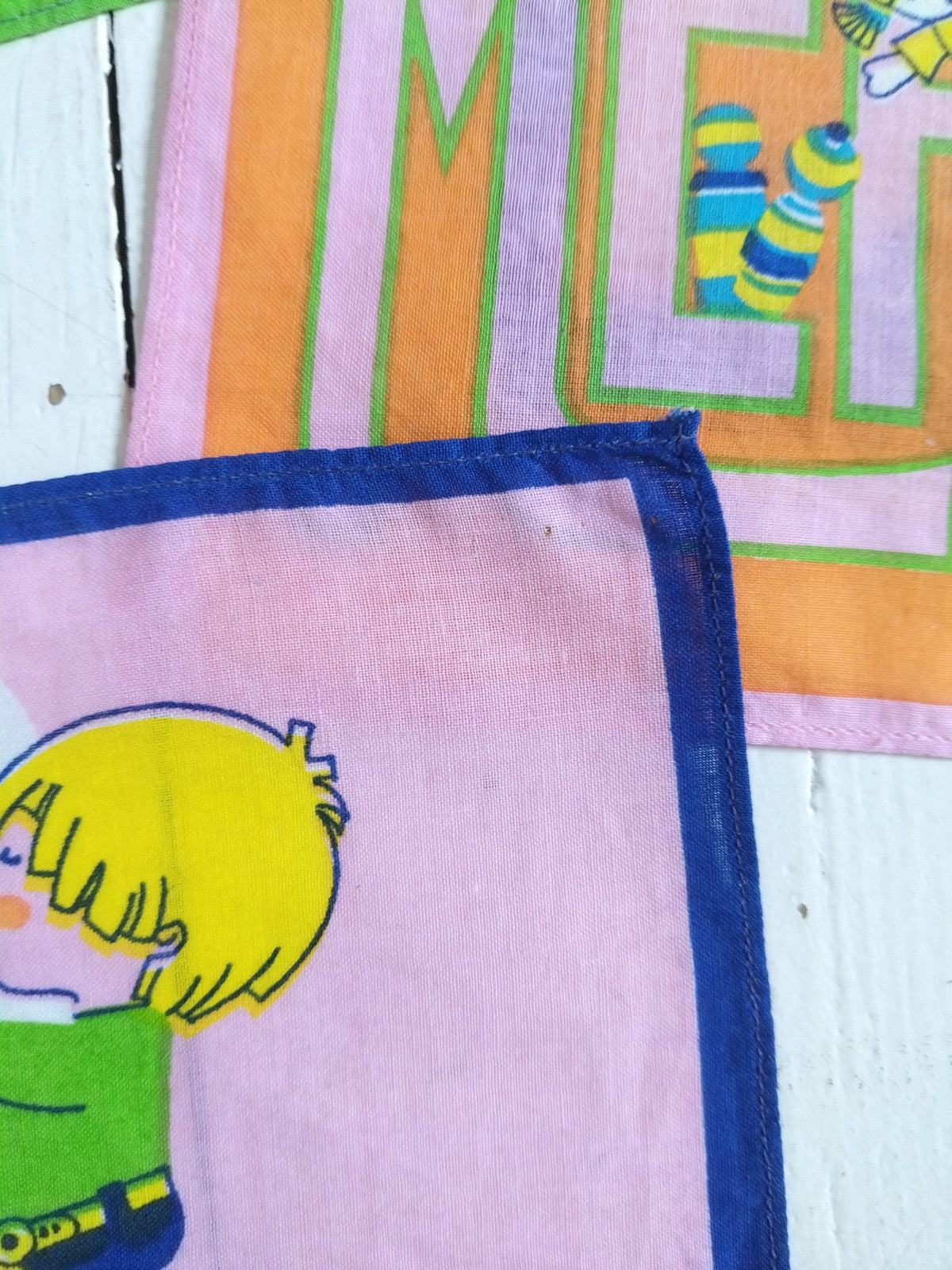Ensemble de 7 mouchoirs/ semainier pour enfants