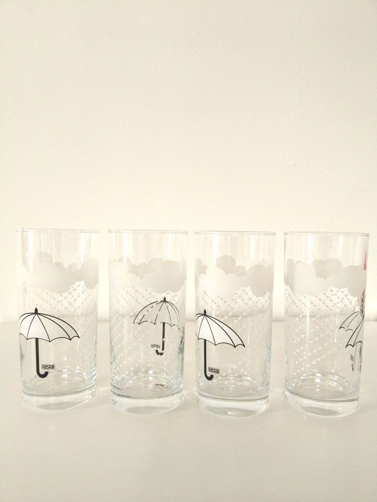 Ensemble de 4 grands verres Rastal Allemagne