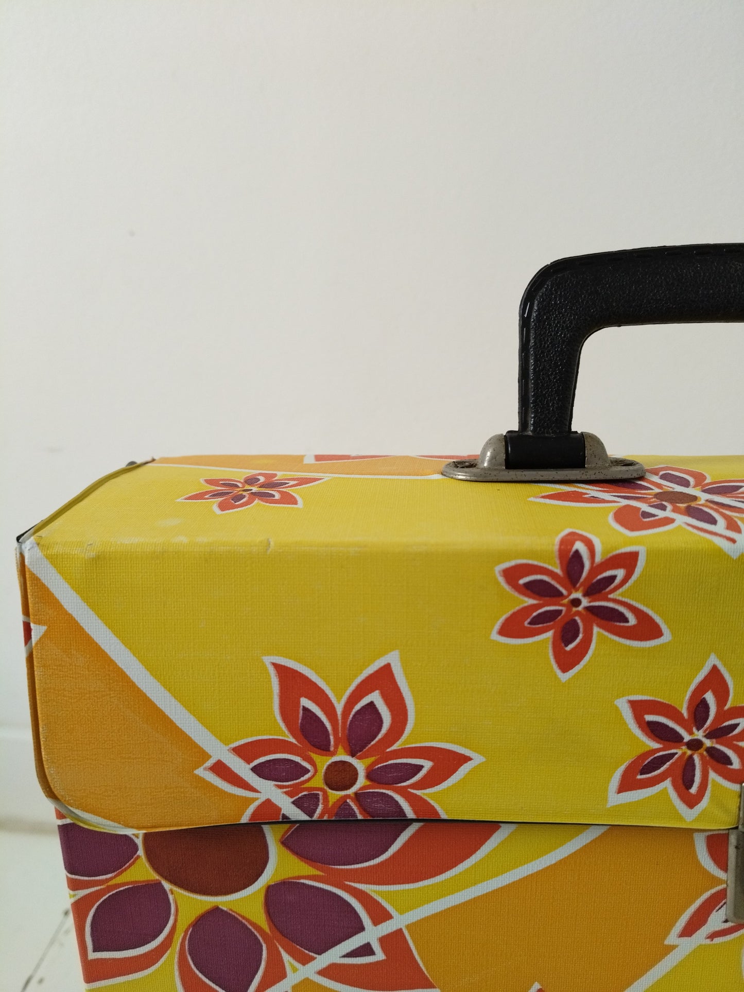 Valisette à vinyles 33T vintage