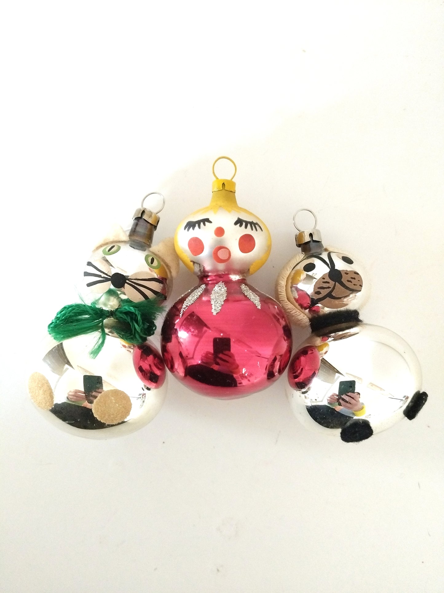 Ancienne boule de Noël en verre au choix