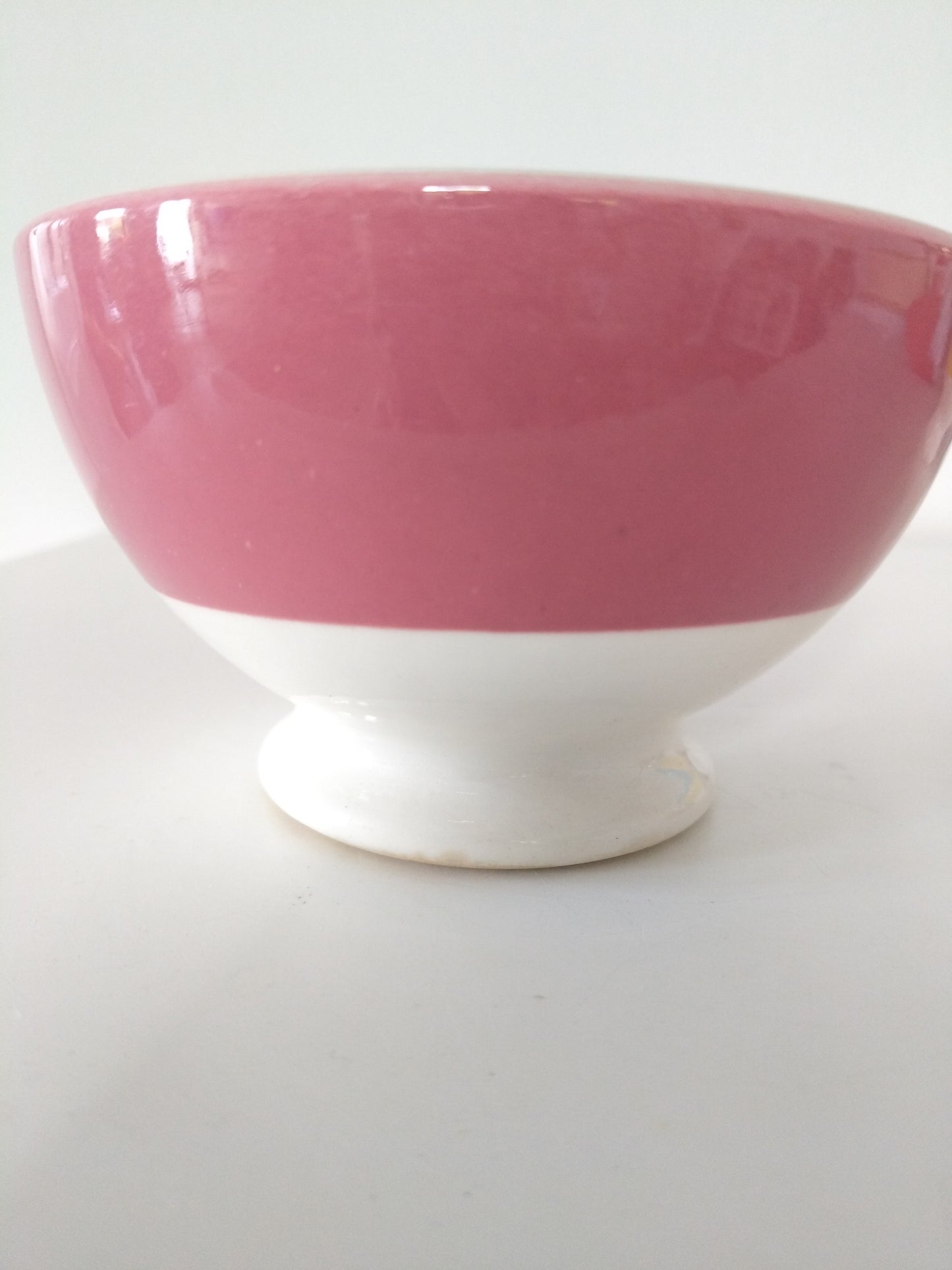 Ensemble de 3 bols anciens en porcelaine Boch la Louvière