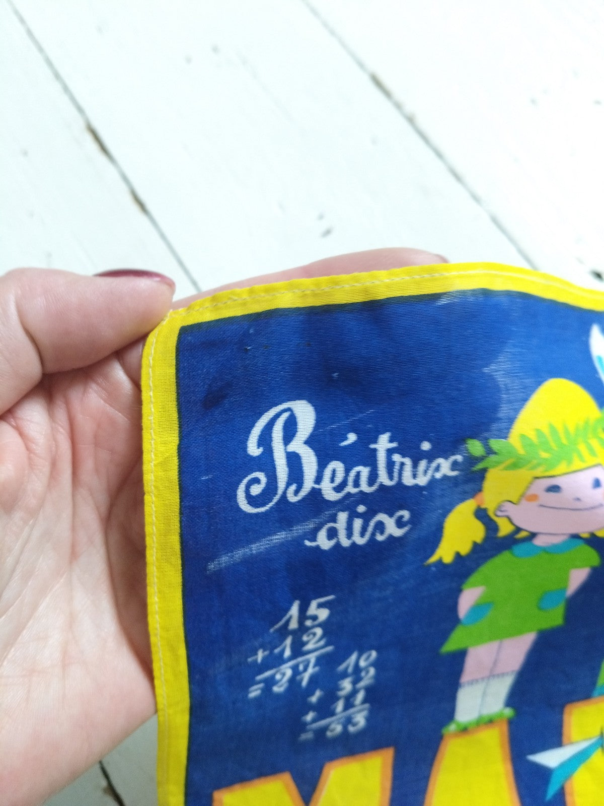 Ensemble de 7 mouchoirs/ semainier pour enfants