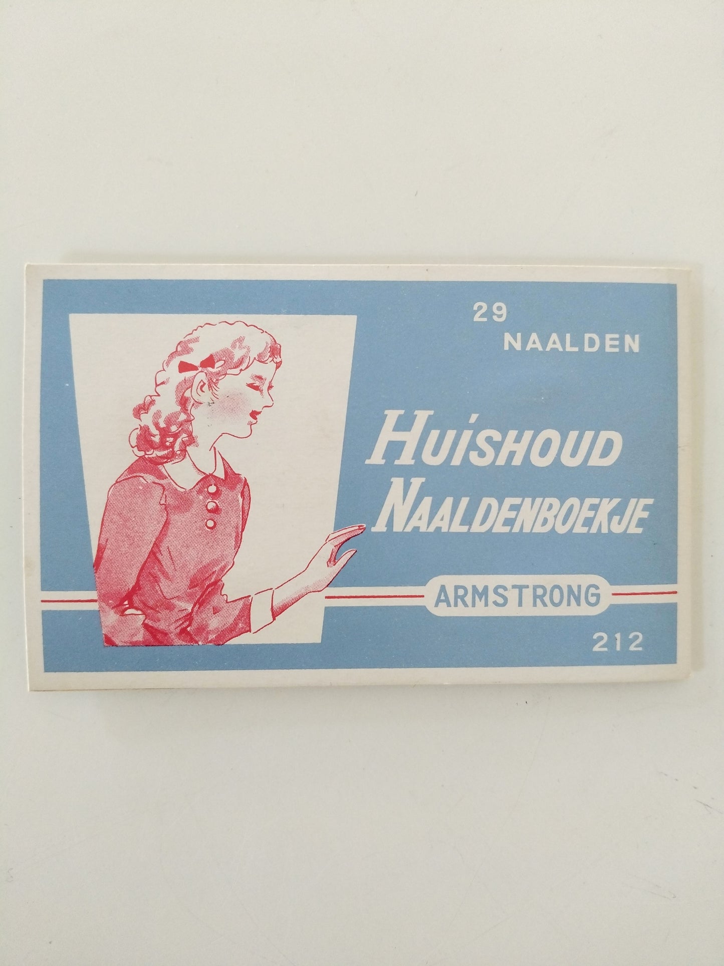 Ancien set d'aiguilles à coudre Armstrong français néerlandais