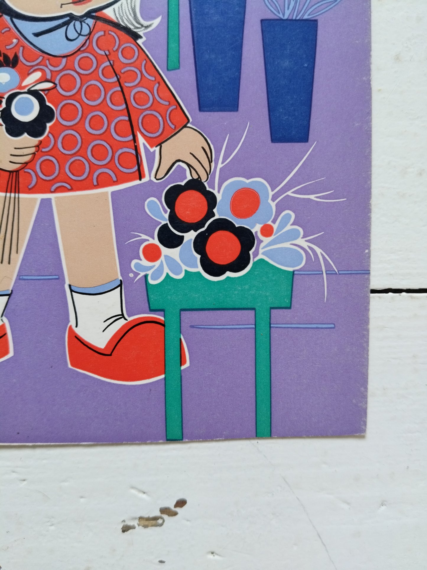 Ancienne carte postale illustration Jaklien Moerman