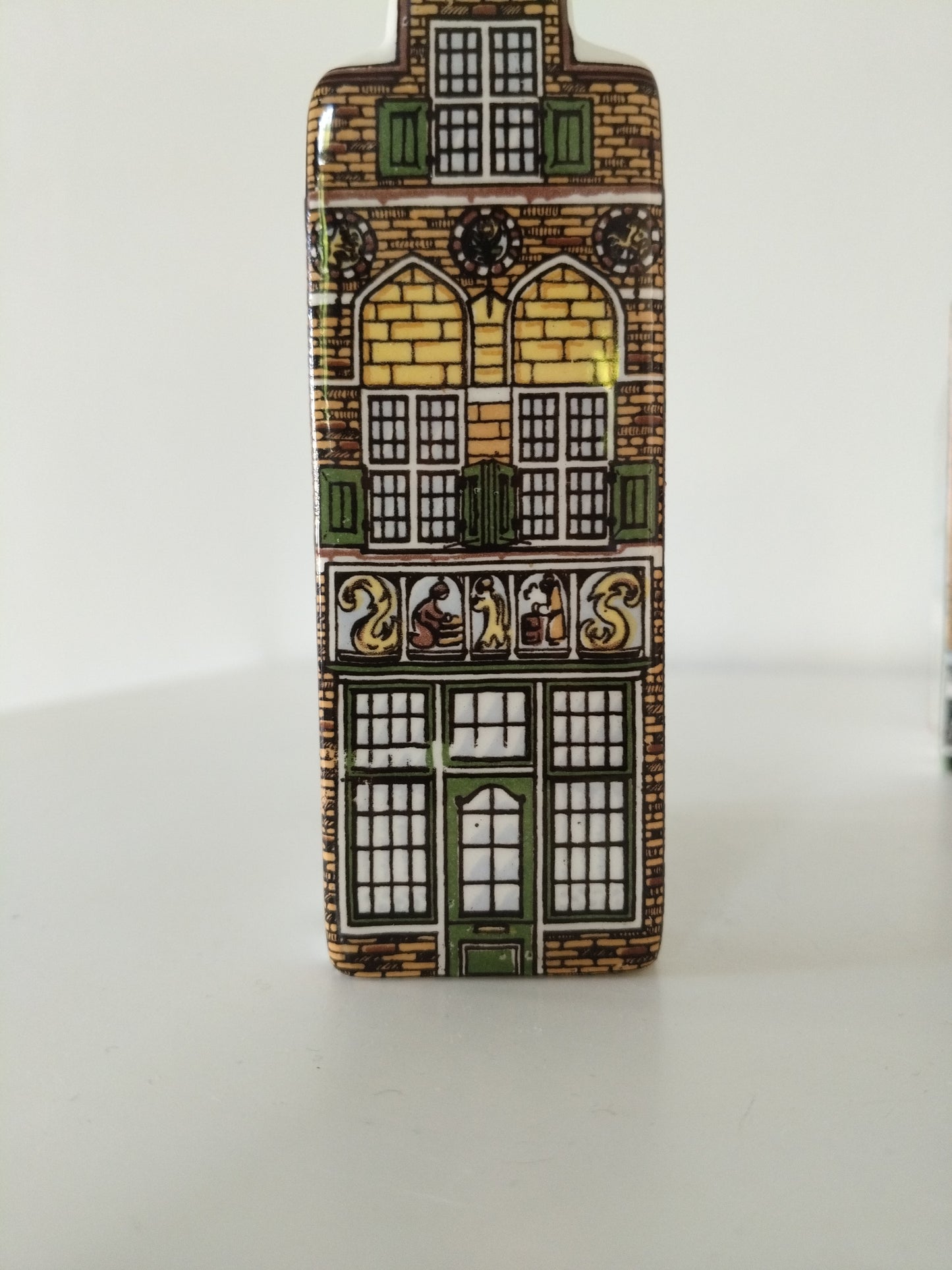 Maison hollandaise miniature en porcelaine Delft's Polychroom  Hand Painted Holland 7-6-12 au choix - cetaitmieuxavant