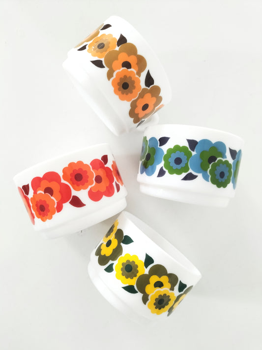 Ensemble de 4 grosses tasses Arcopal Lotus