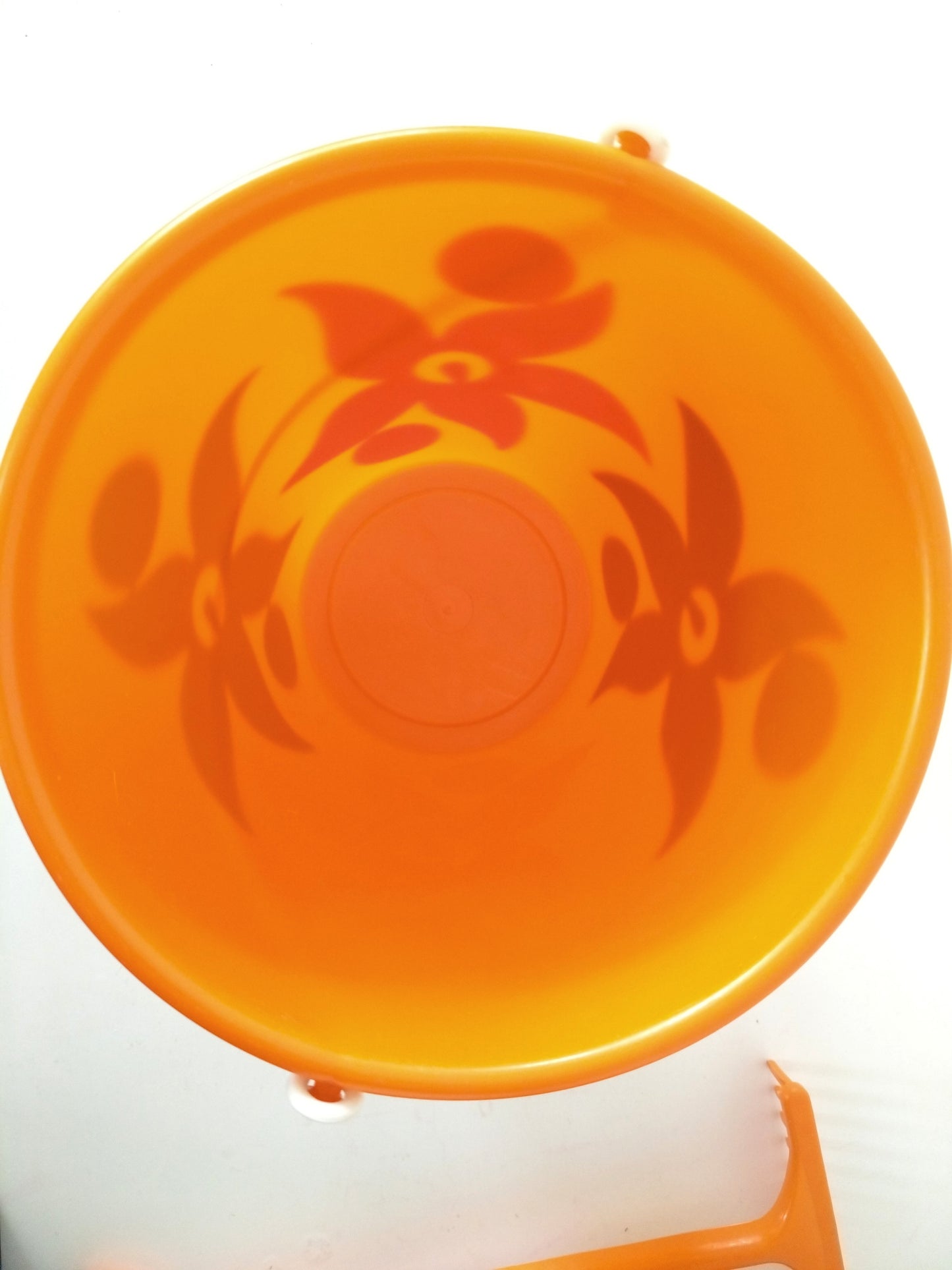 Ancien seau de plage/ pelle et rateau en plastique