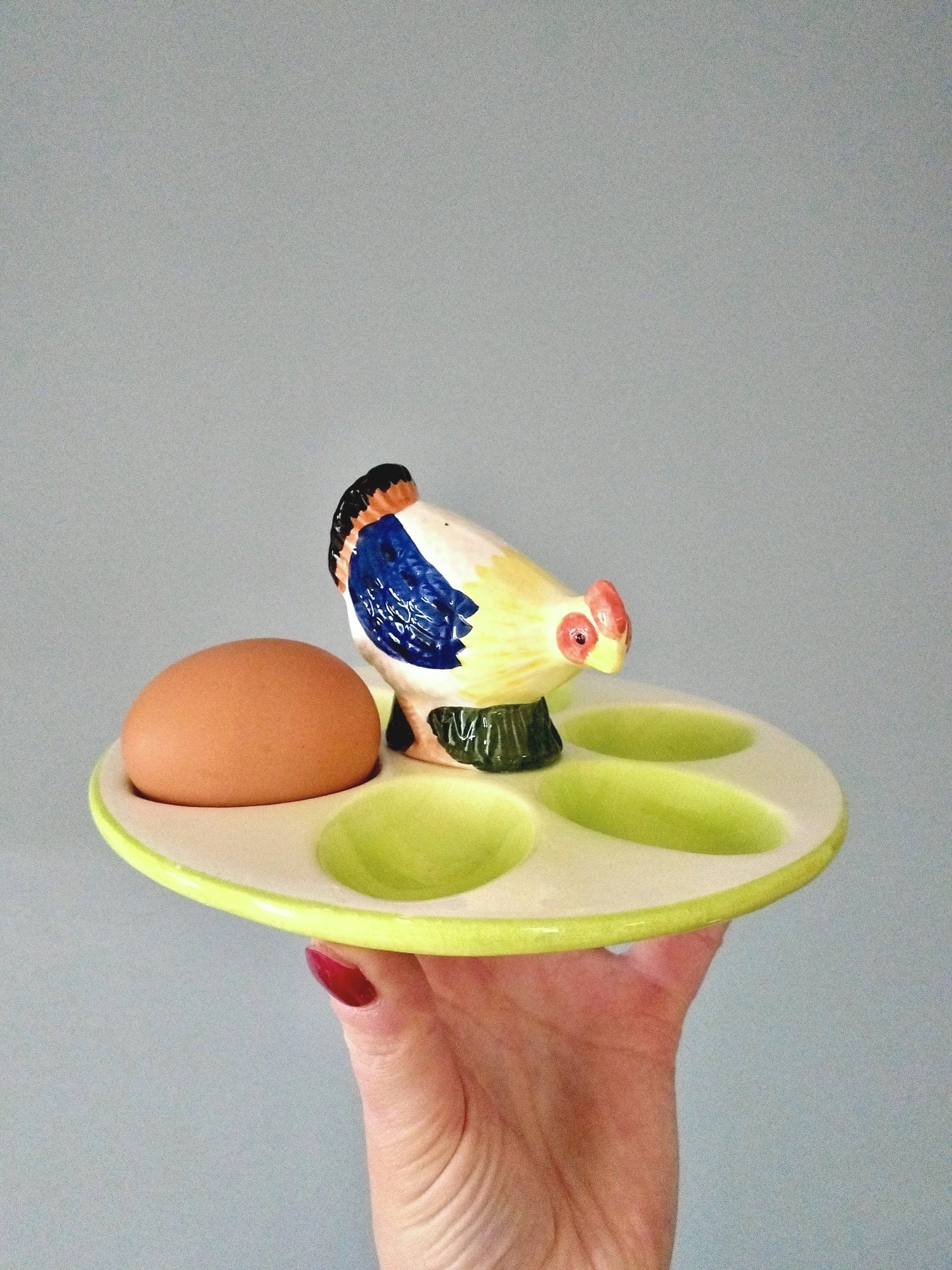 Œufier/ plateau à œufs en céramique - cetaitmieuxavant