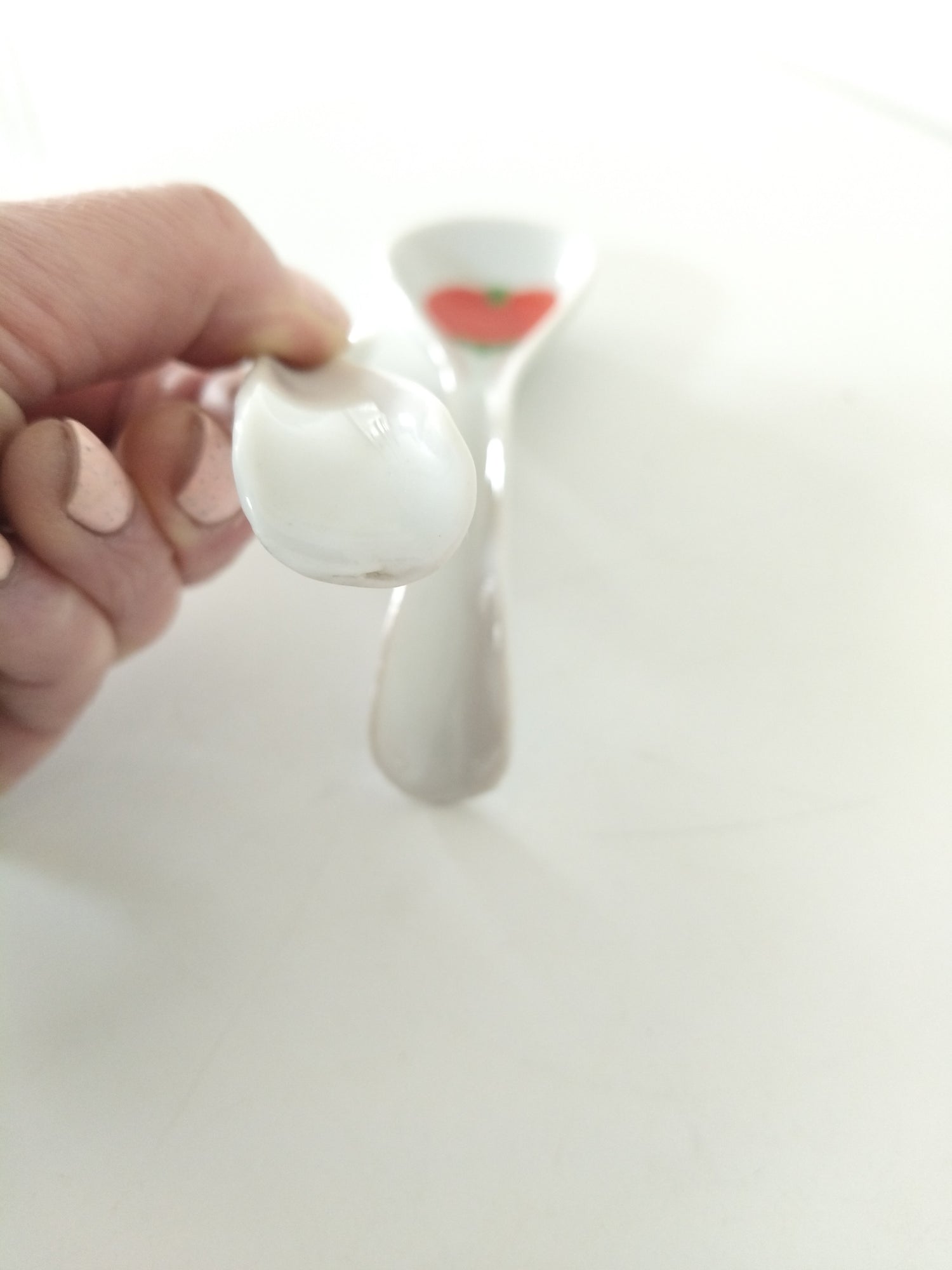 2 cuillères à soupe/ coupelles apéro-entrée en porcelaine Herrandiz - cetaitmieuxavant