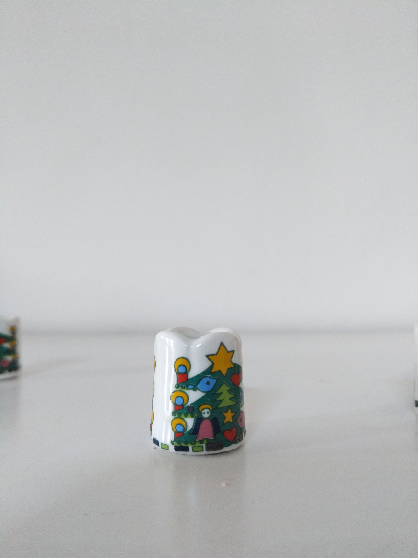 Duo de mini-bougeoirs de Noël Germany + bougies