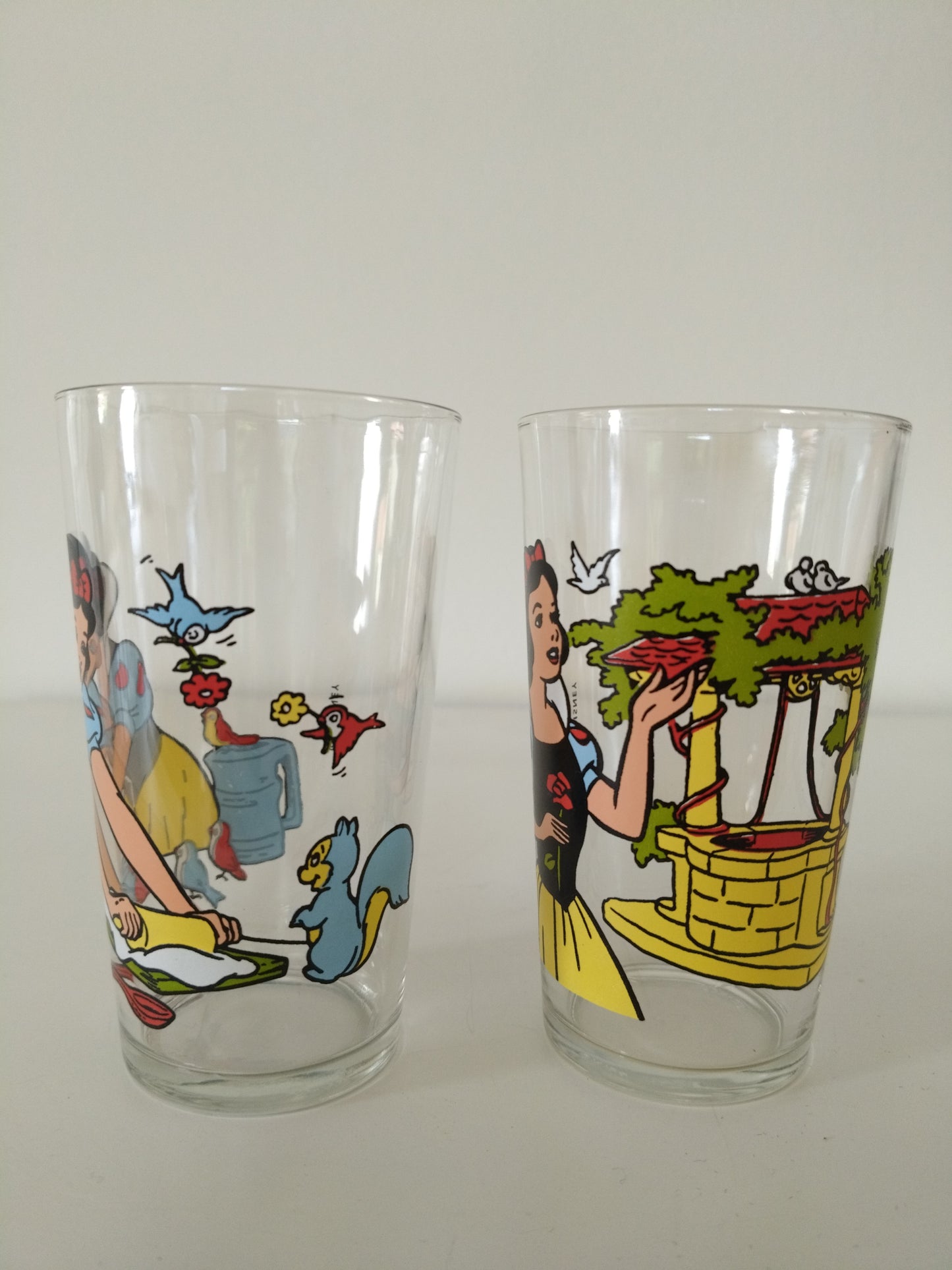 Grand verre Blanche Neige VMC 80's au choix