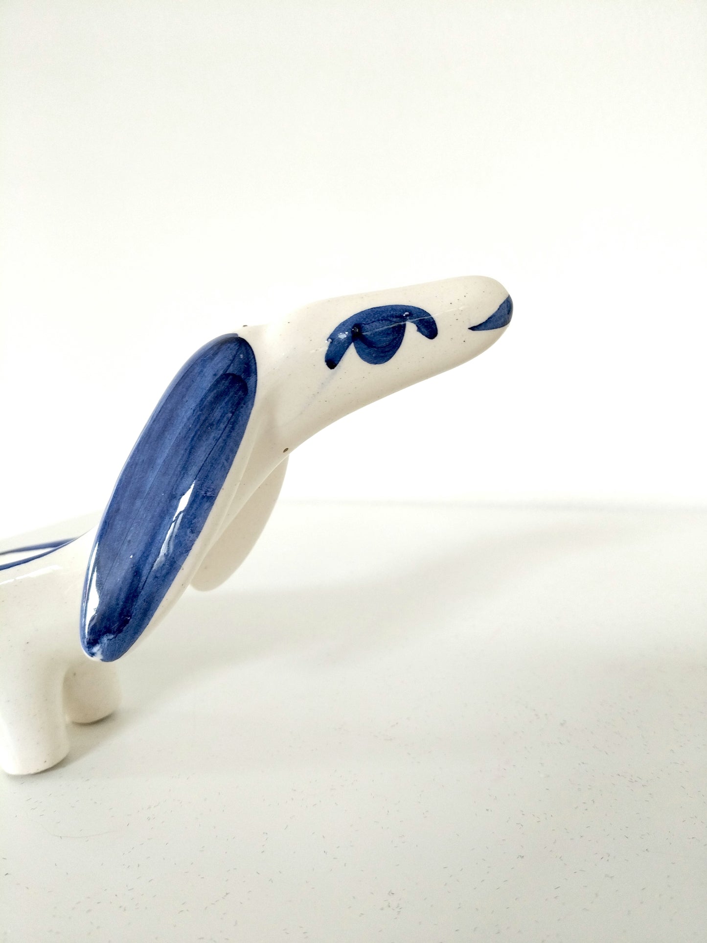 Cendrier/ vide-poches/ porte-bijoux chien saucisse teckel en céramique - cetaitmieuxavant