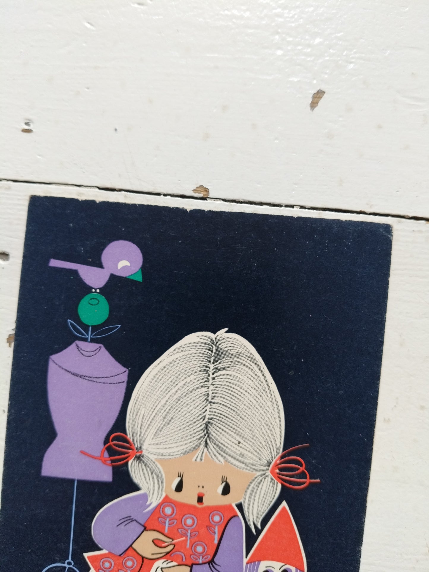 Ancienne carte postale illustration Jaklien Moerman