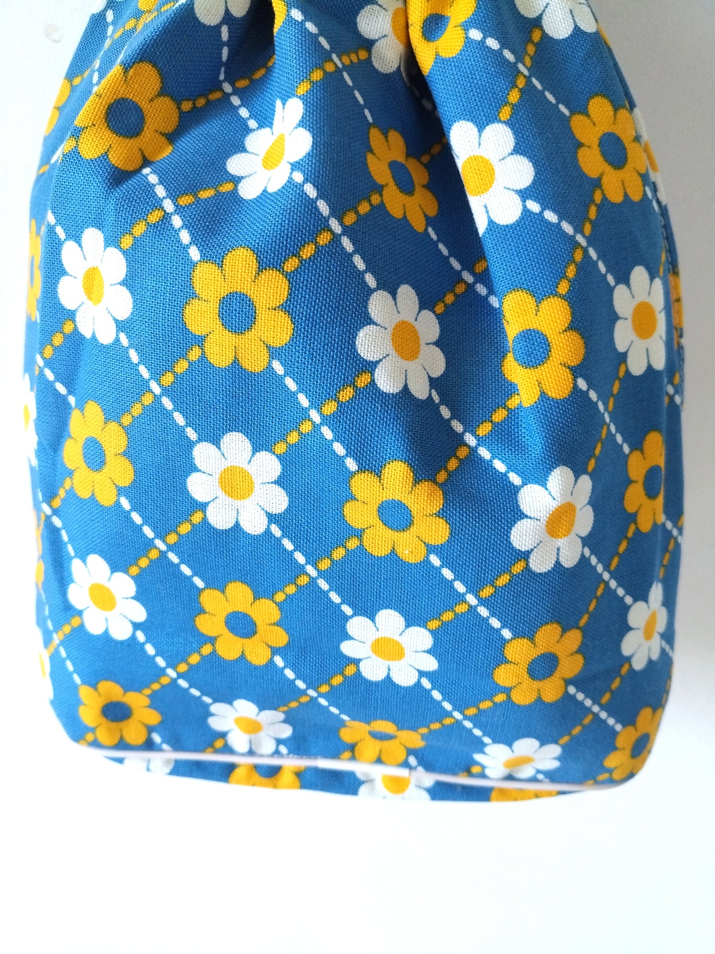 Sac/ grande pochette en tissu flower power