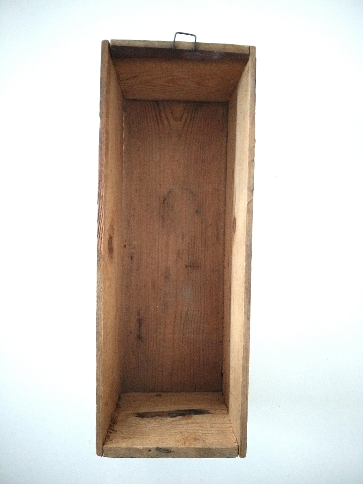 Ancienne boîte publicitaire en bois fromage Gouda Holland - cetaitmieuxavant