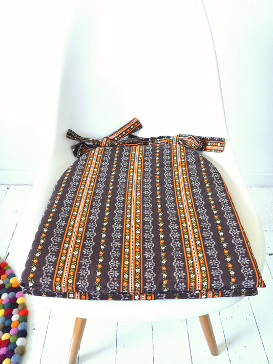 Ensemble de 2 coussins/ galettes de chaise - cetaitmieuxavant