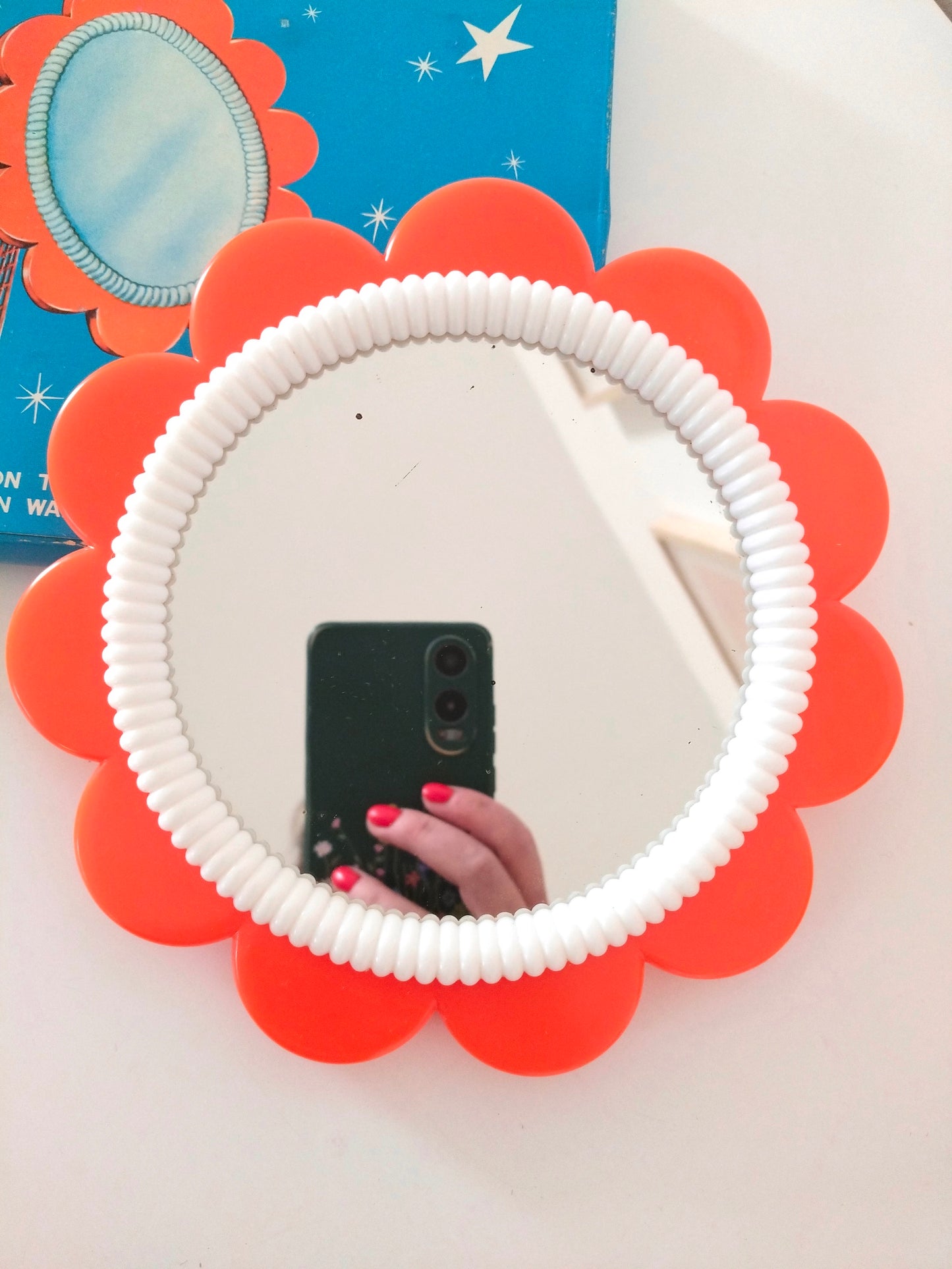 Petit miroir fleur mural ou à poser - cetaitmieuxavant