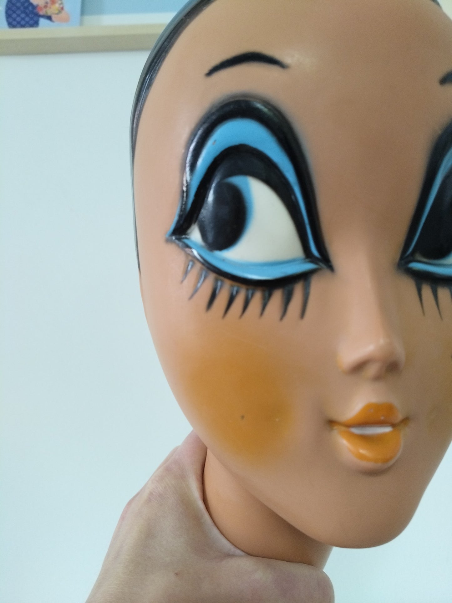 Tête à chapeau Twiggy Huard 1971