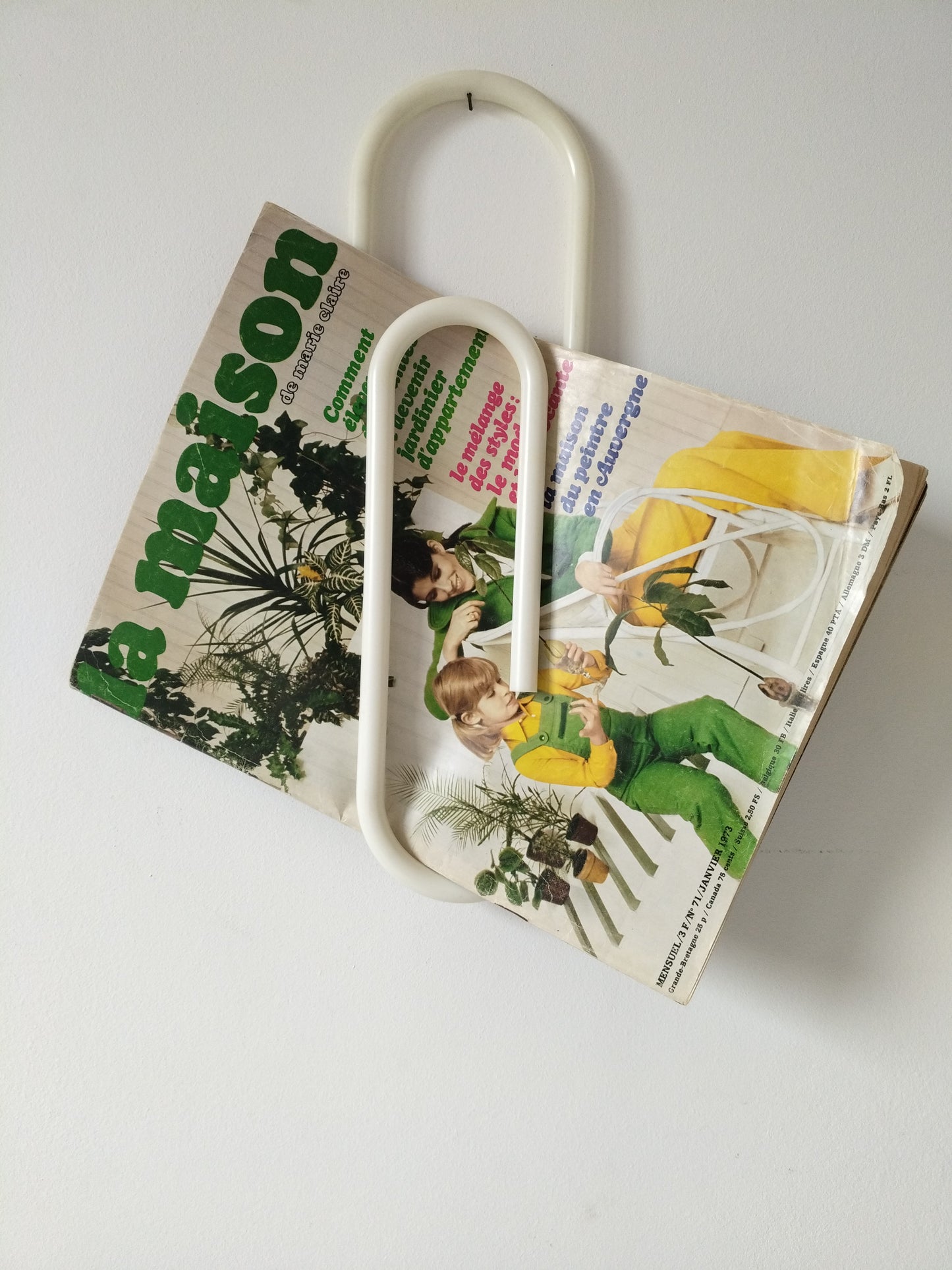 Trombone géante murale en plastique Flair "clip-up"