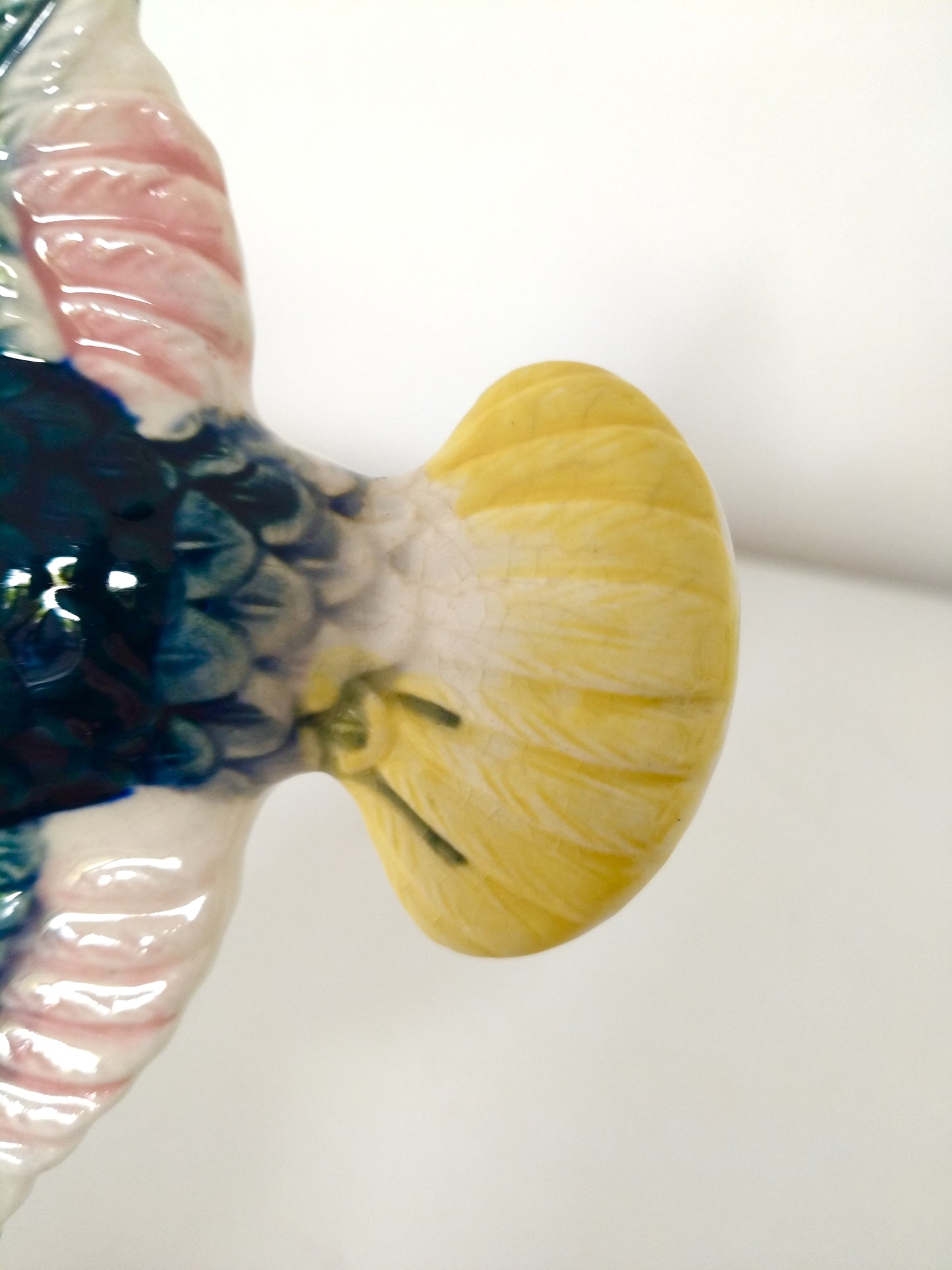 Canard mural en céramique