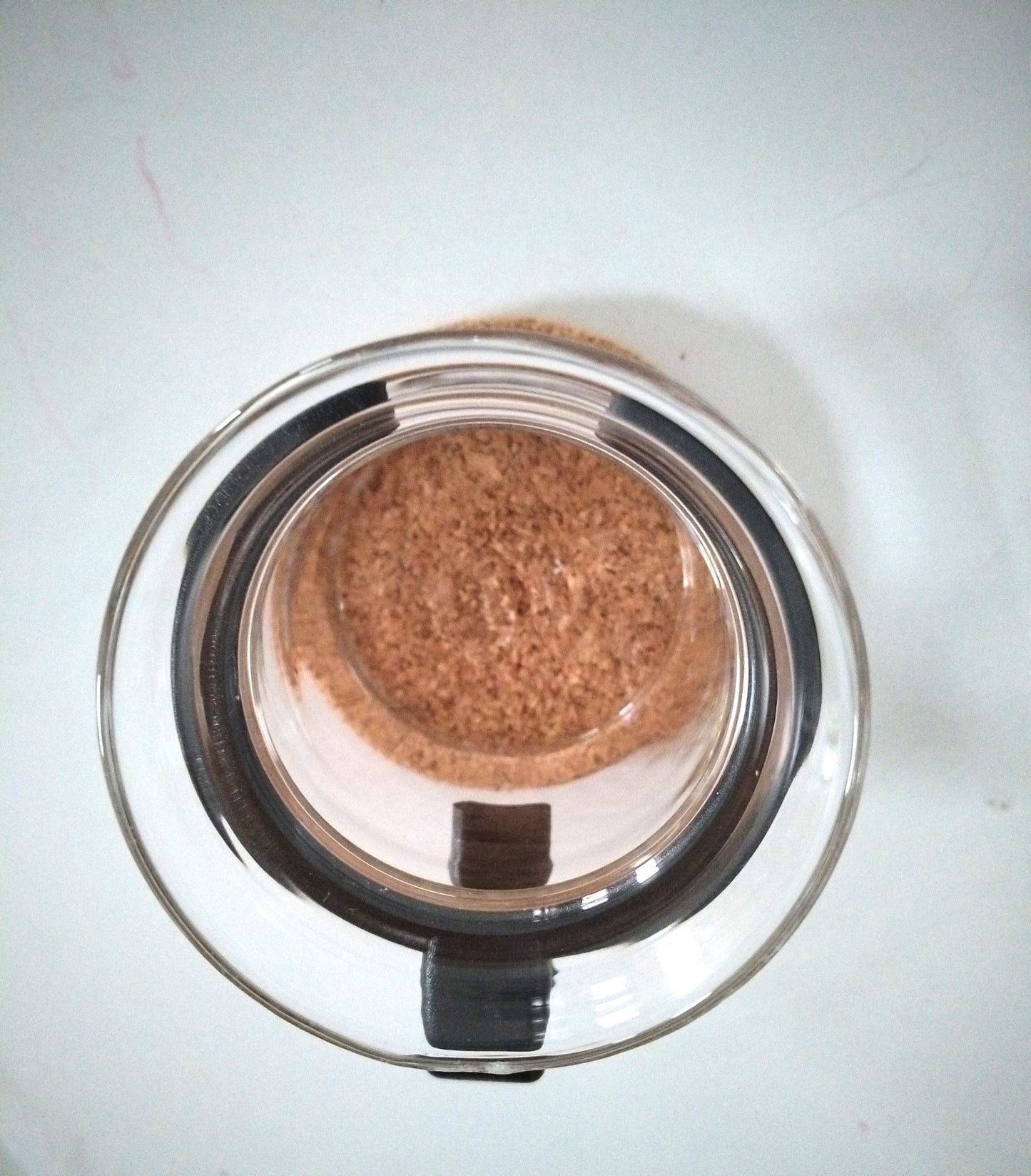 Ensemble de 4 tasses en verre + touillettes + sous-tasses en liège Bodum